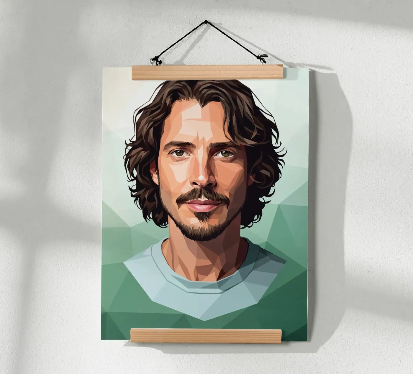 Chris Cornell Lowopoly poster da Low Profile