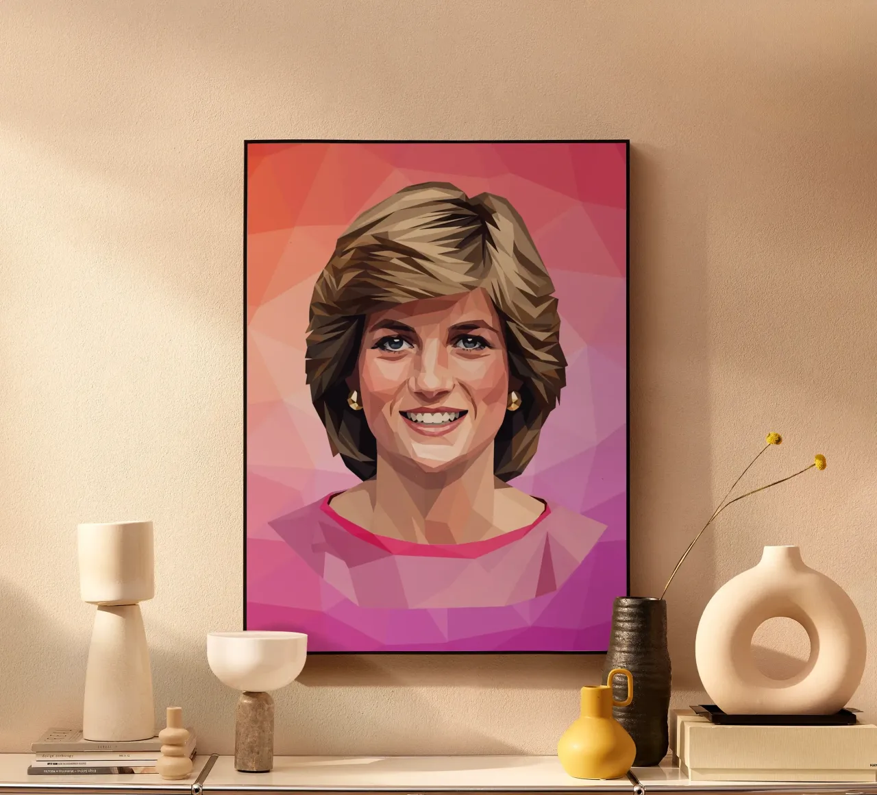 Diana Lowpoly plexiglass da Low Profile