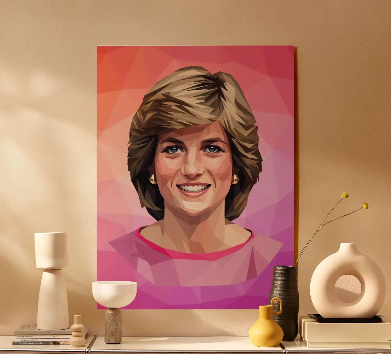 Diana Lowpoly plexiglass da Low Profile