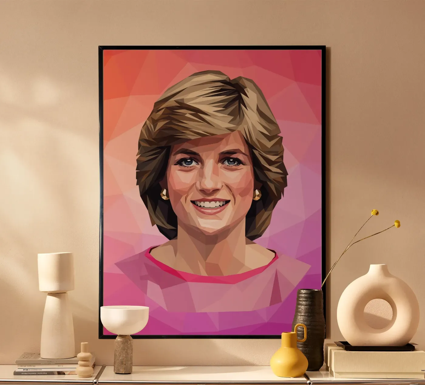 Diana Lowpoly poster da Low Profile