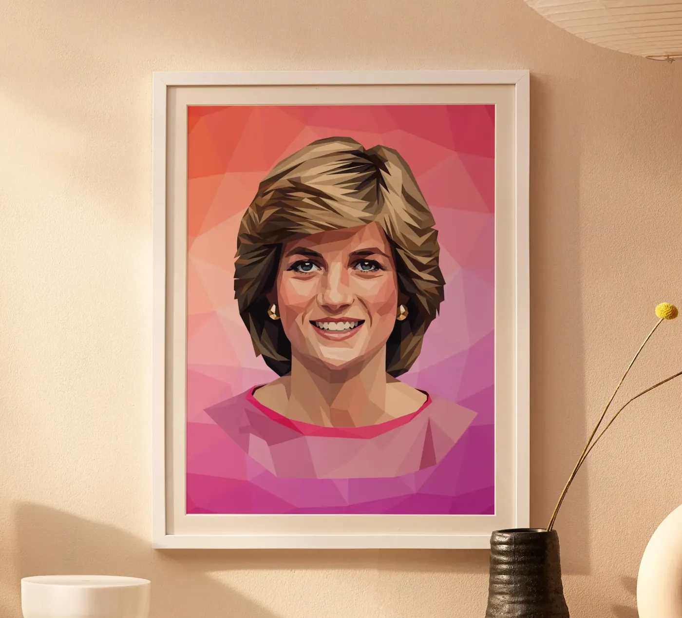 Diana Lowpoly poster da Low Profile