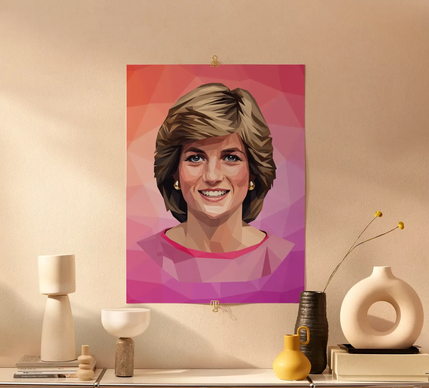 Diana Lowpoly poster da Low Profile