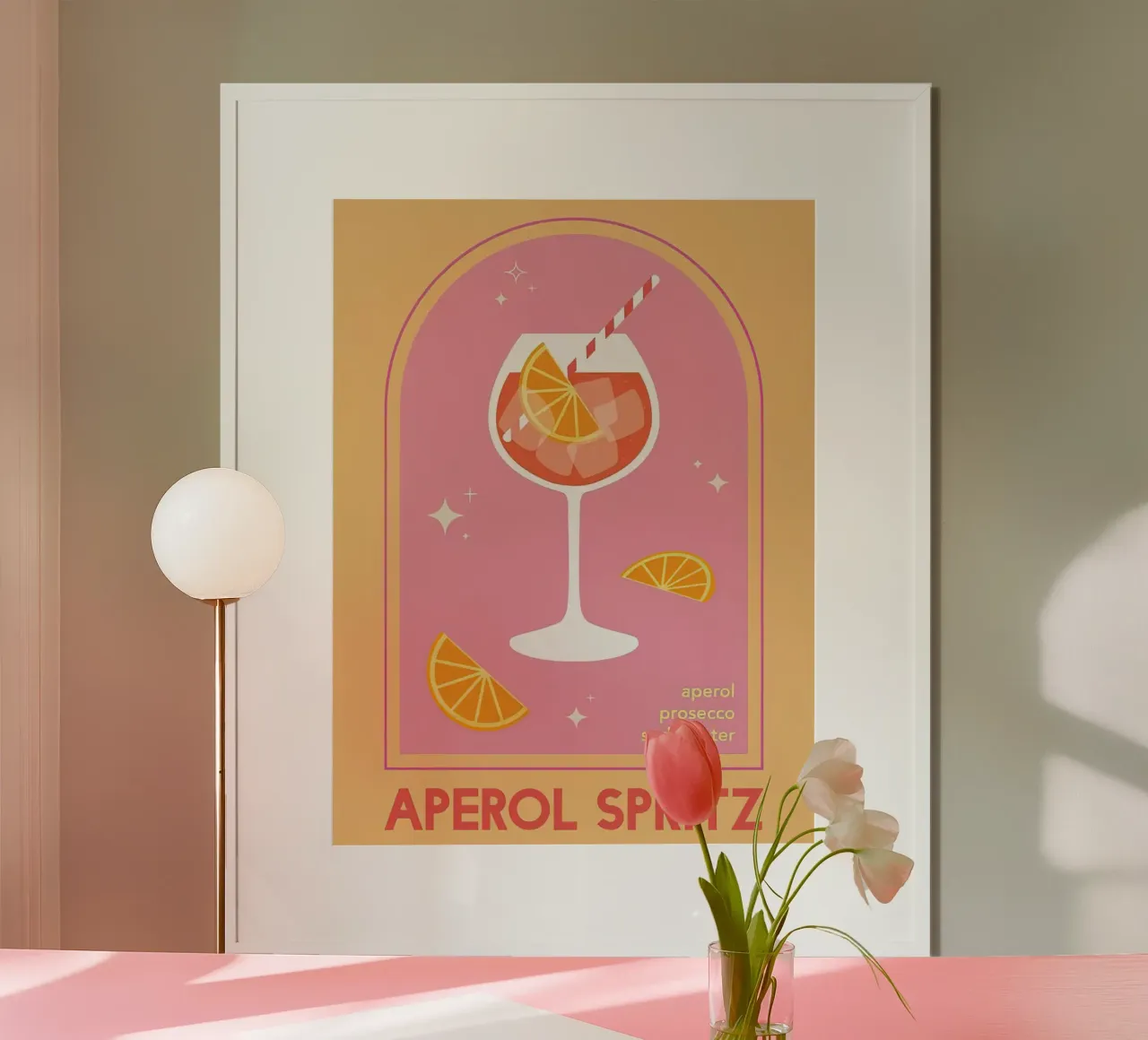 Poster per cocktail Aperol Spritz poster da Stacey Stubbs