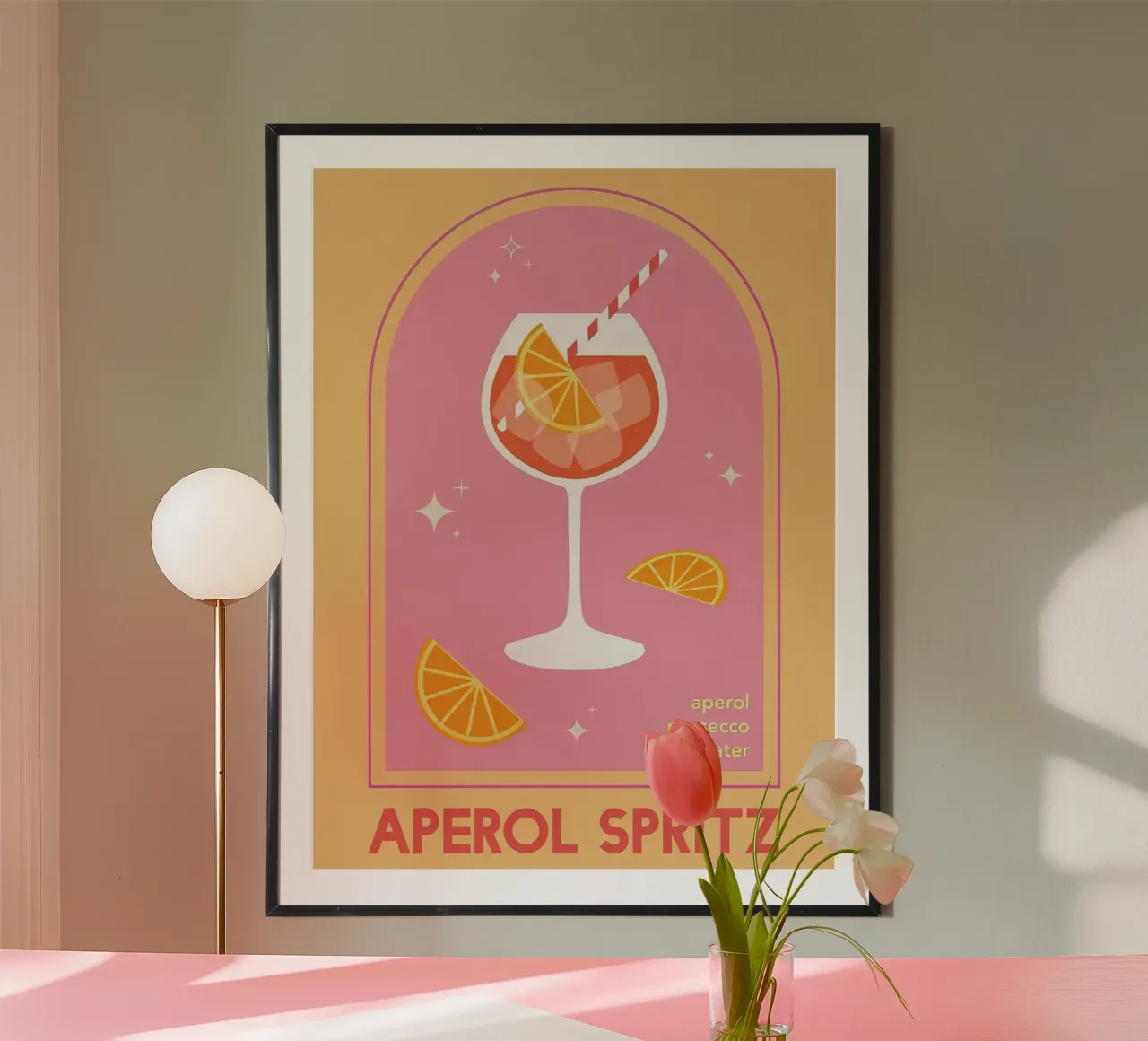 Poster per cocktail Aperol Spritz poster da Stacey Stubbs
