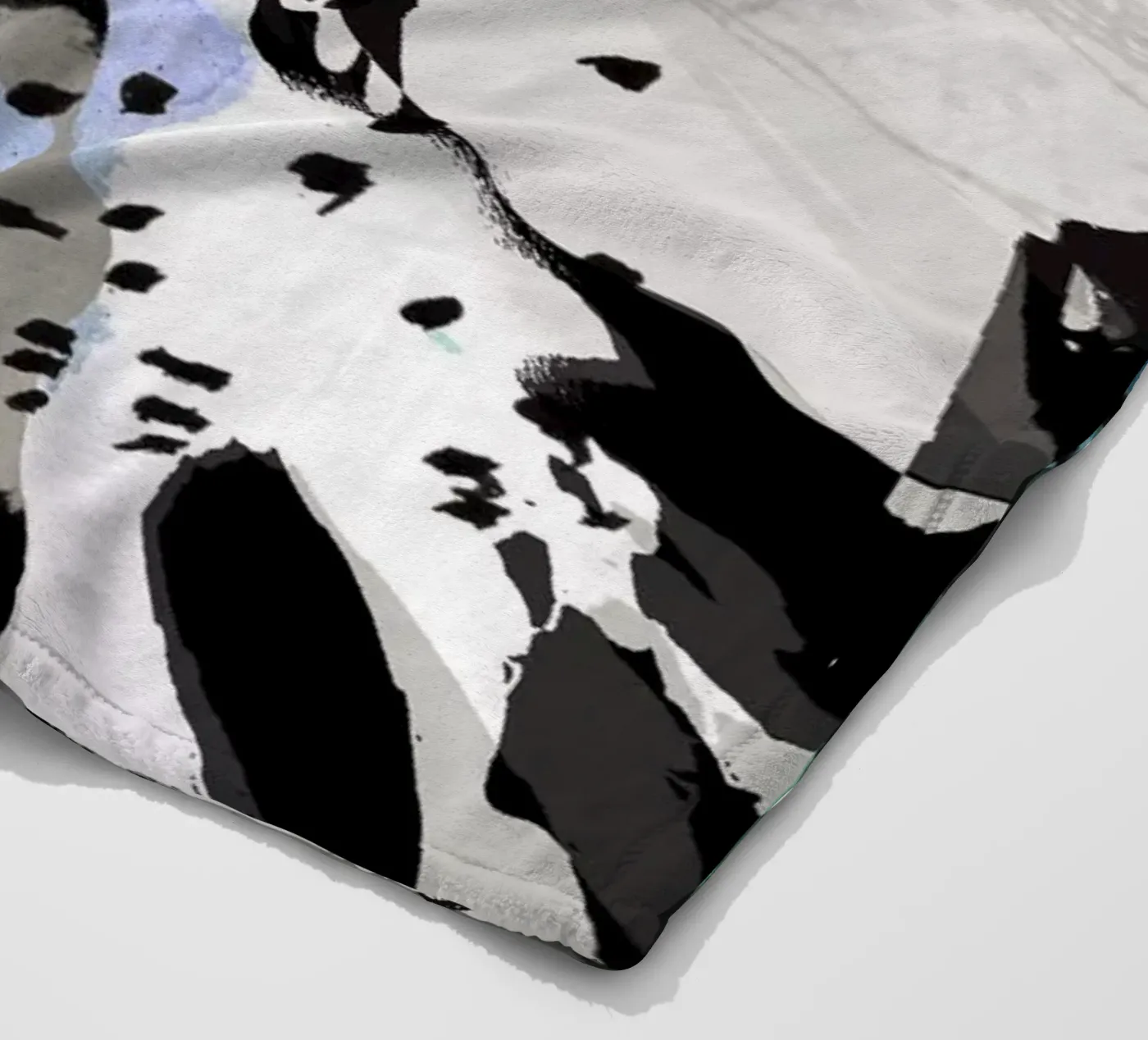 zebra Fleecedecke von Giulio Iurissevich