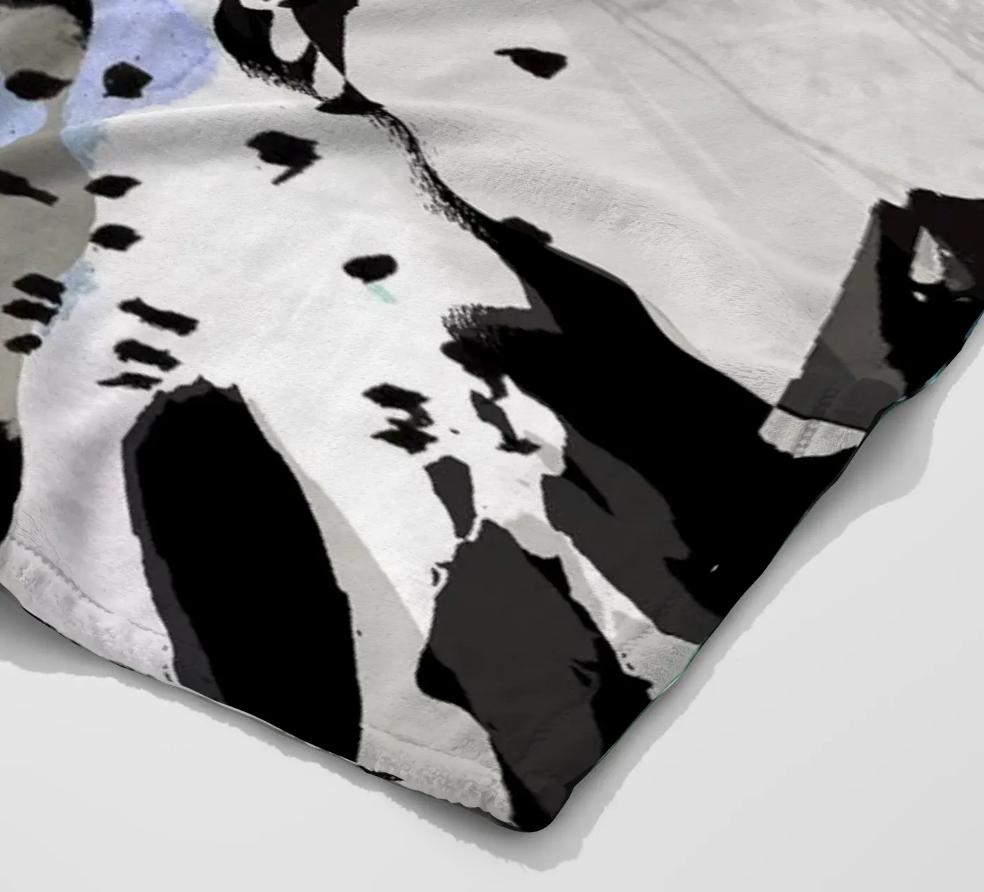 zebra Fleecedecke von Giulio Iurissevich