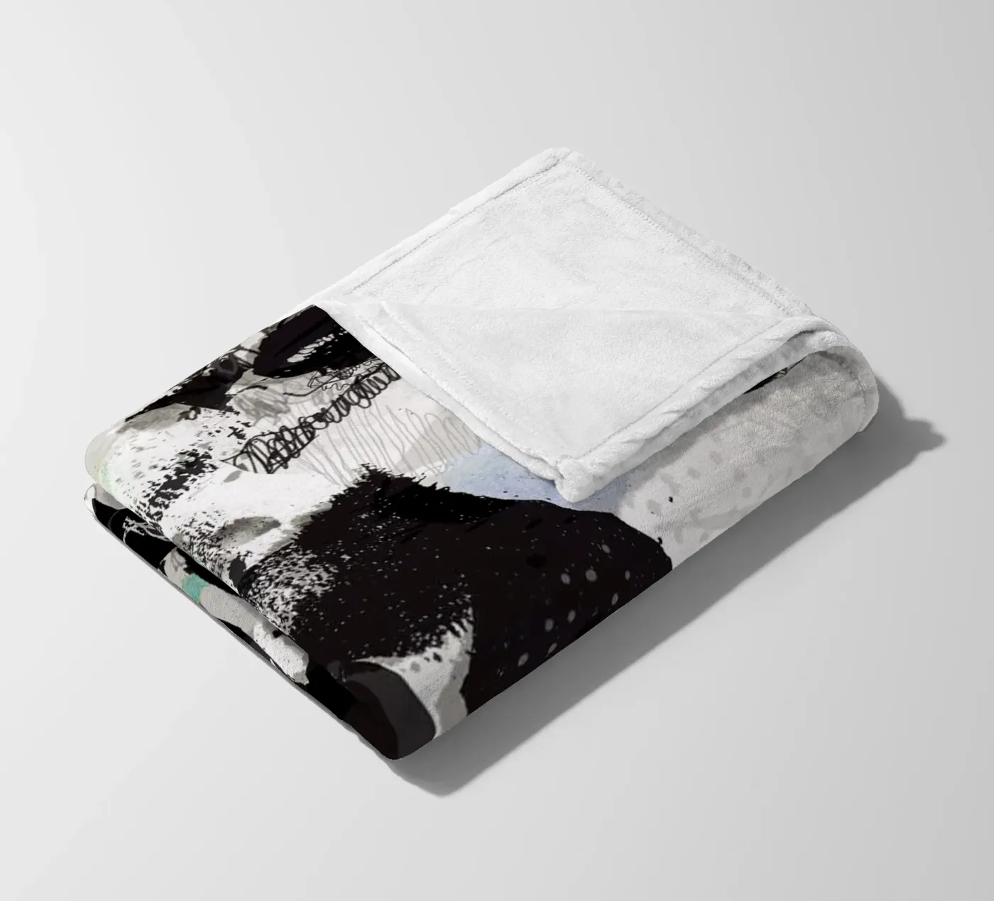 zebra Fleecedecke von Giulio Iurissevich