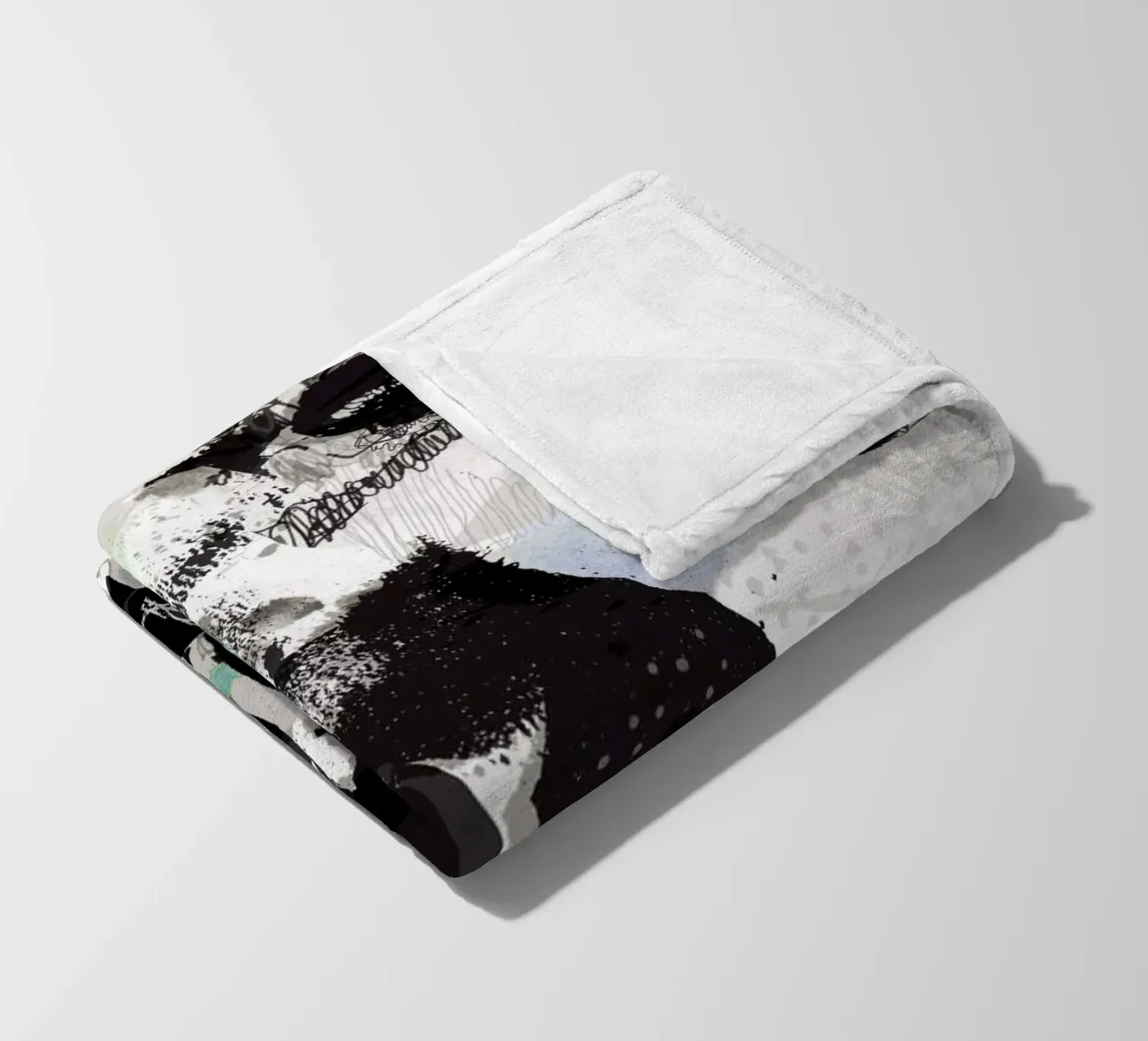 zebra Fleecedecke von Giulio Iurissevich