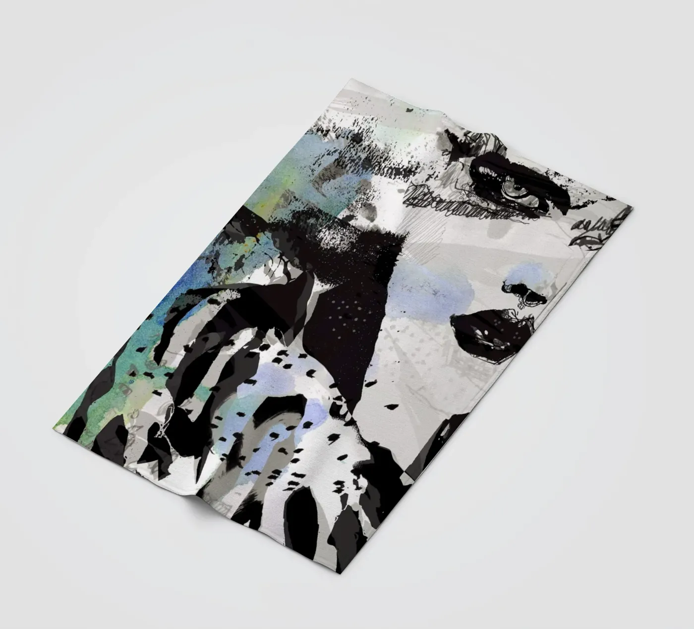 zebra Fleecedecke von Giulio Iurissevich