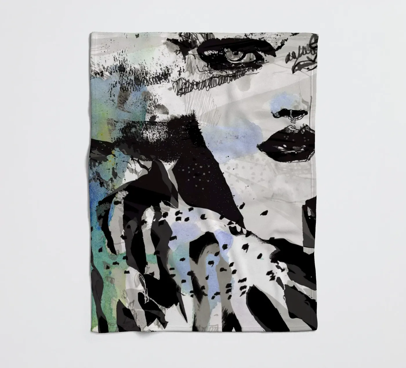 zebra fleecedeken van Giulio Iurissevich