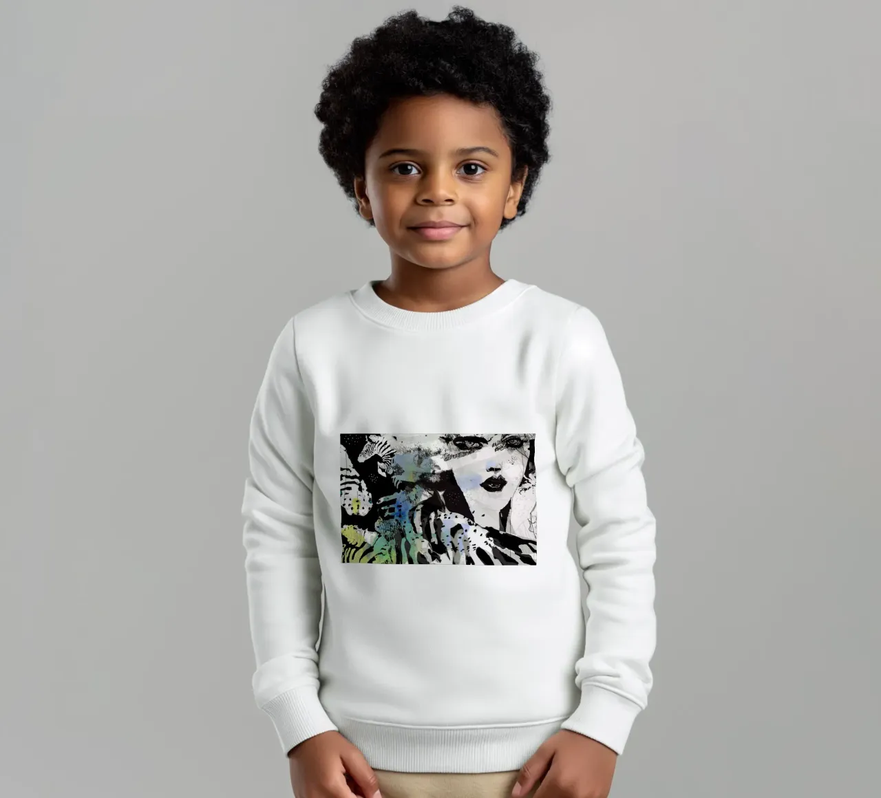 zebra felpa bambino da Giulio Iurissevich