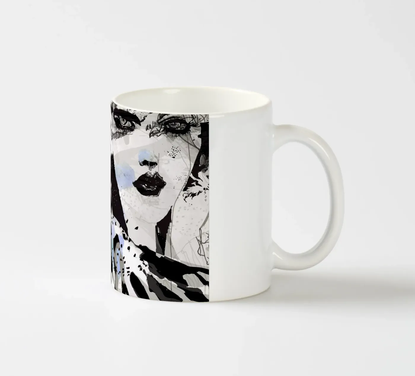 zebra ceramic mug by Giulio Iurissevich