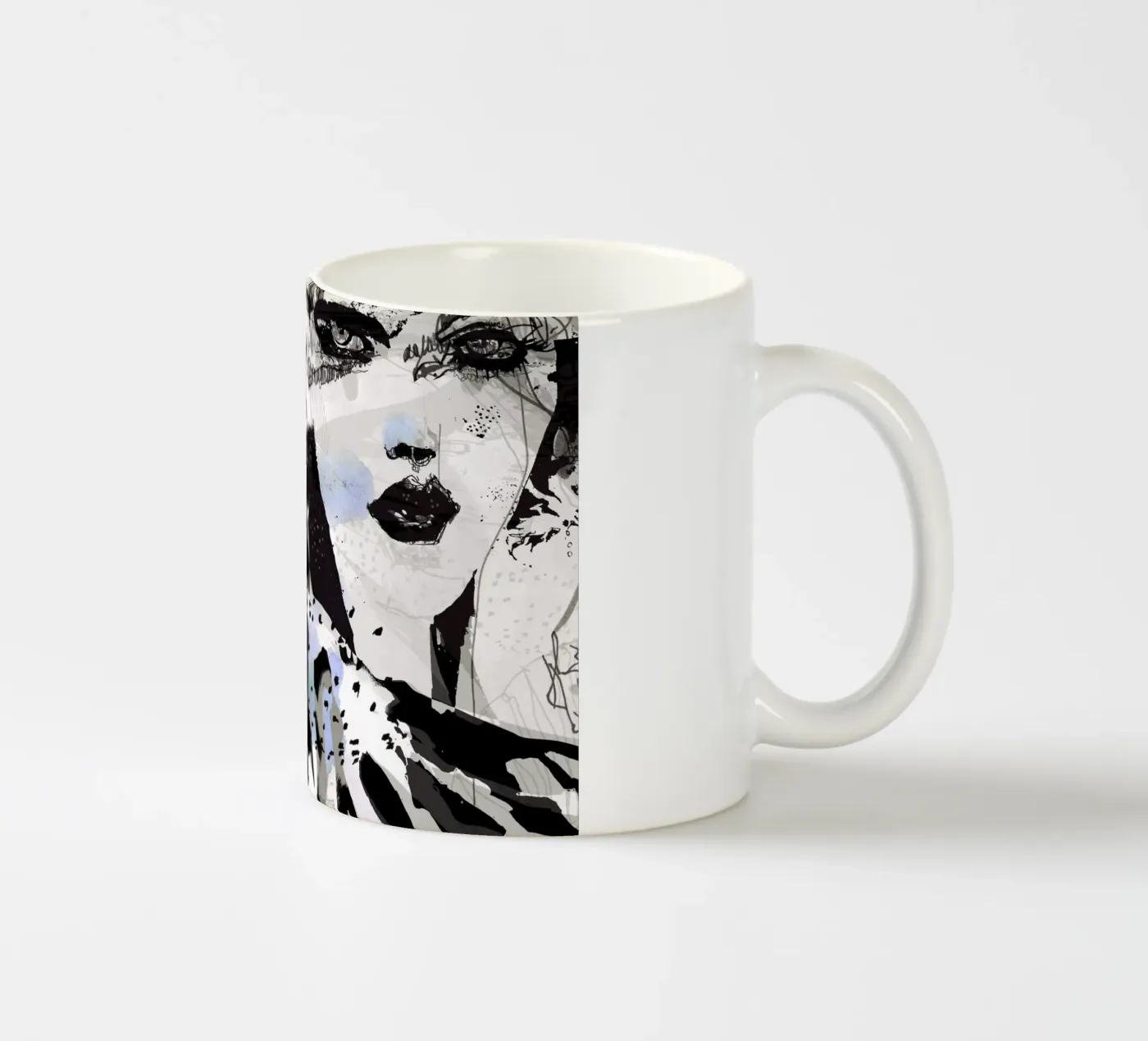 zebra ceramic mug by Giulio Iurissevich