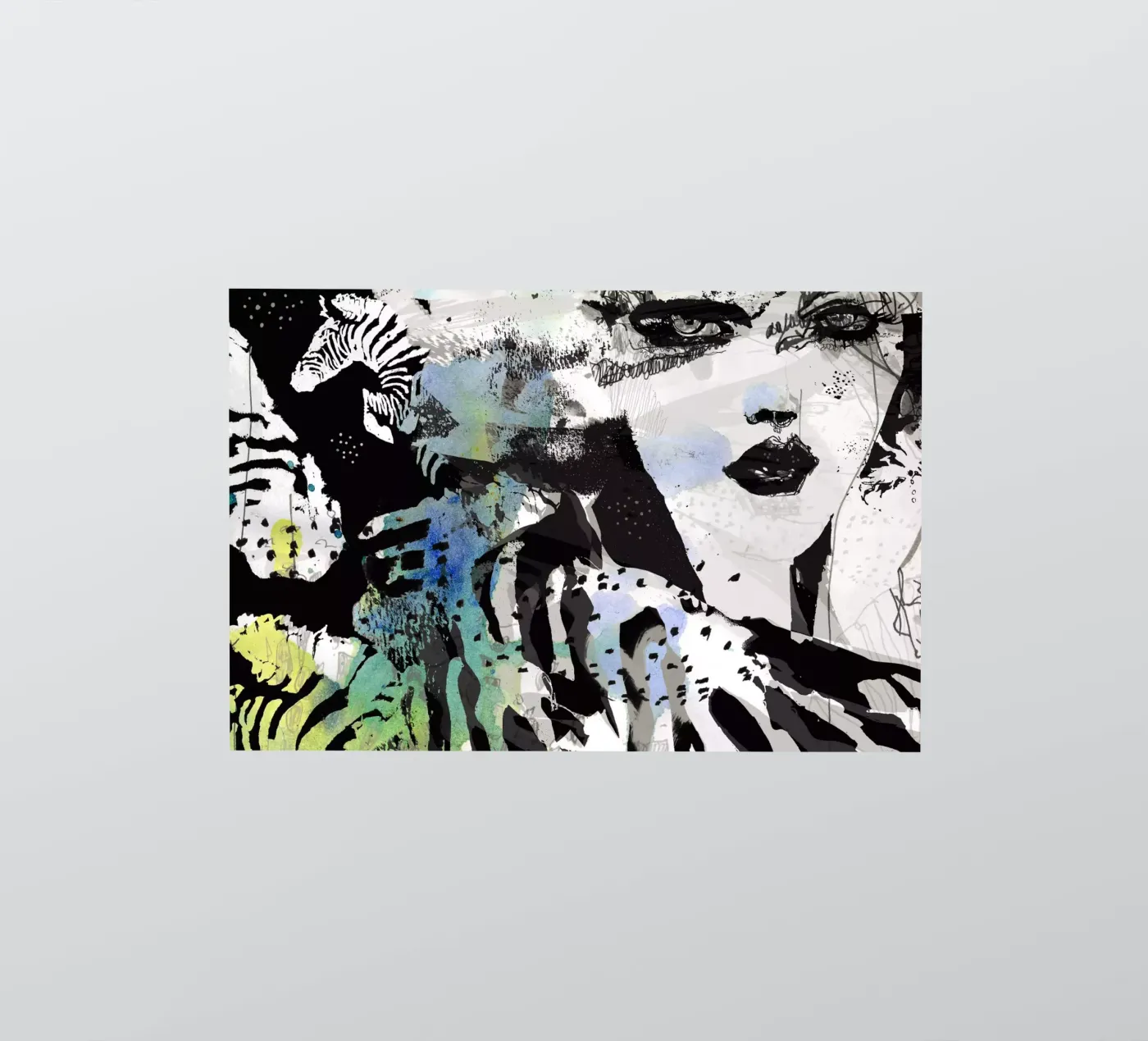 zebra sticker by Giulio Iurissevich