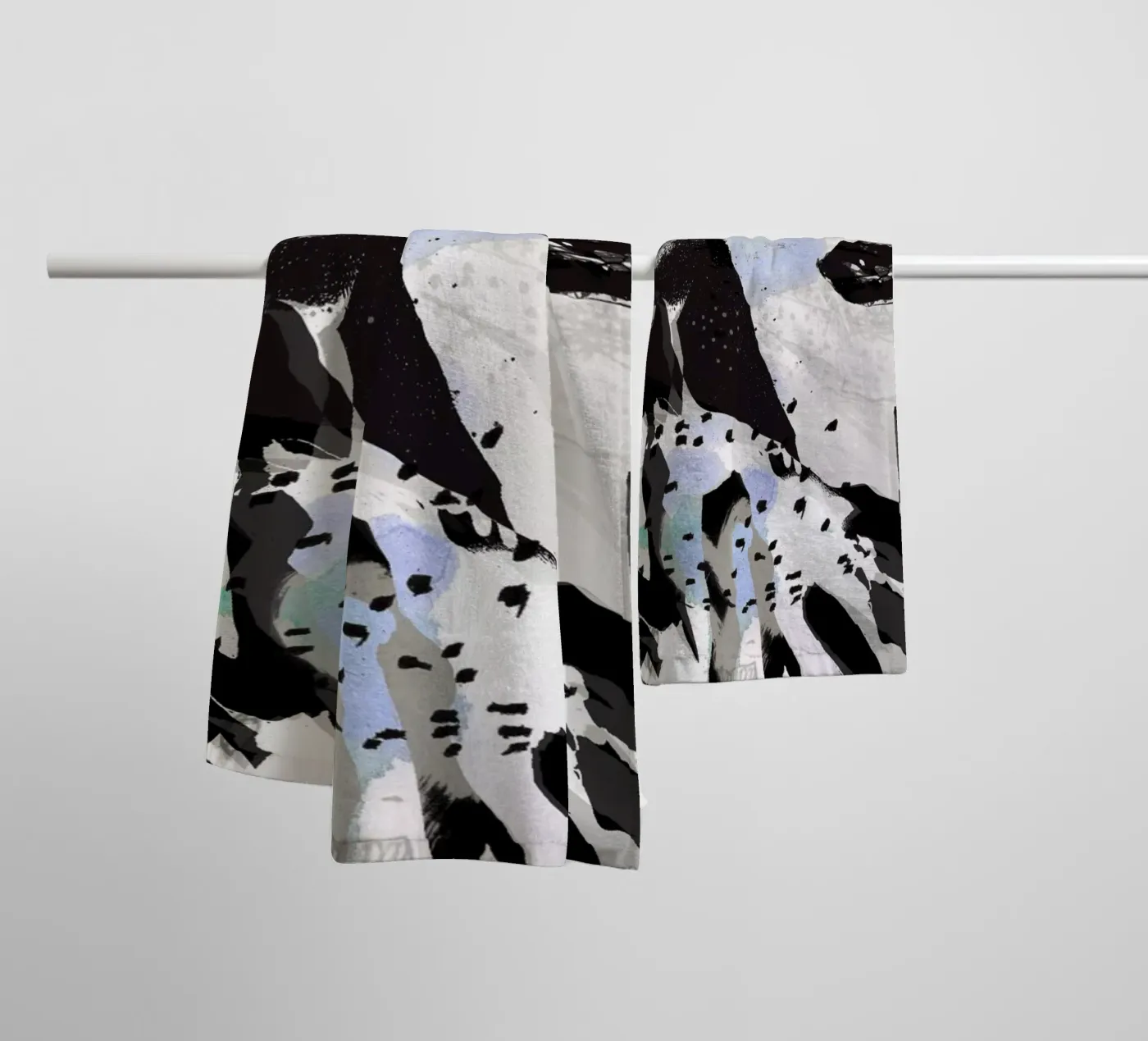 zebra badhanddoek van Giulio Iurissevich