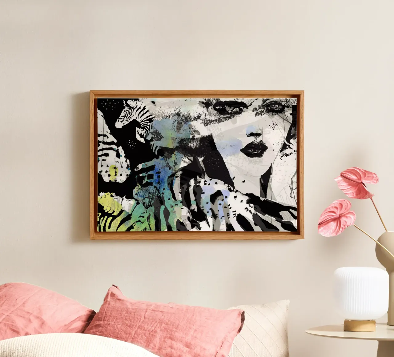 zebra tela da Giulio Iurissevich