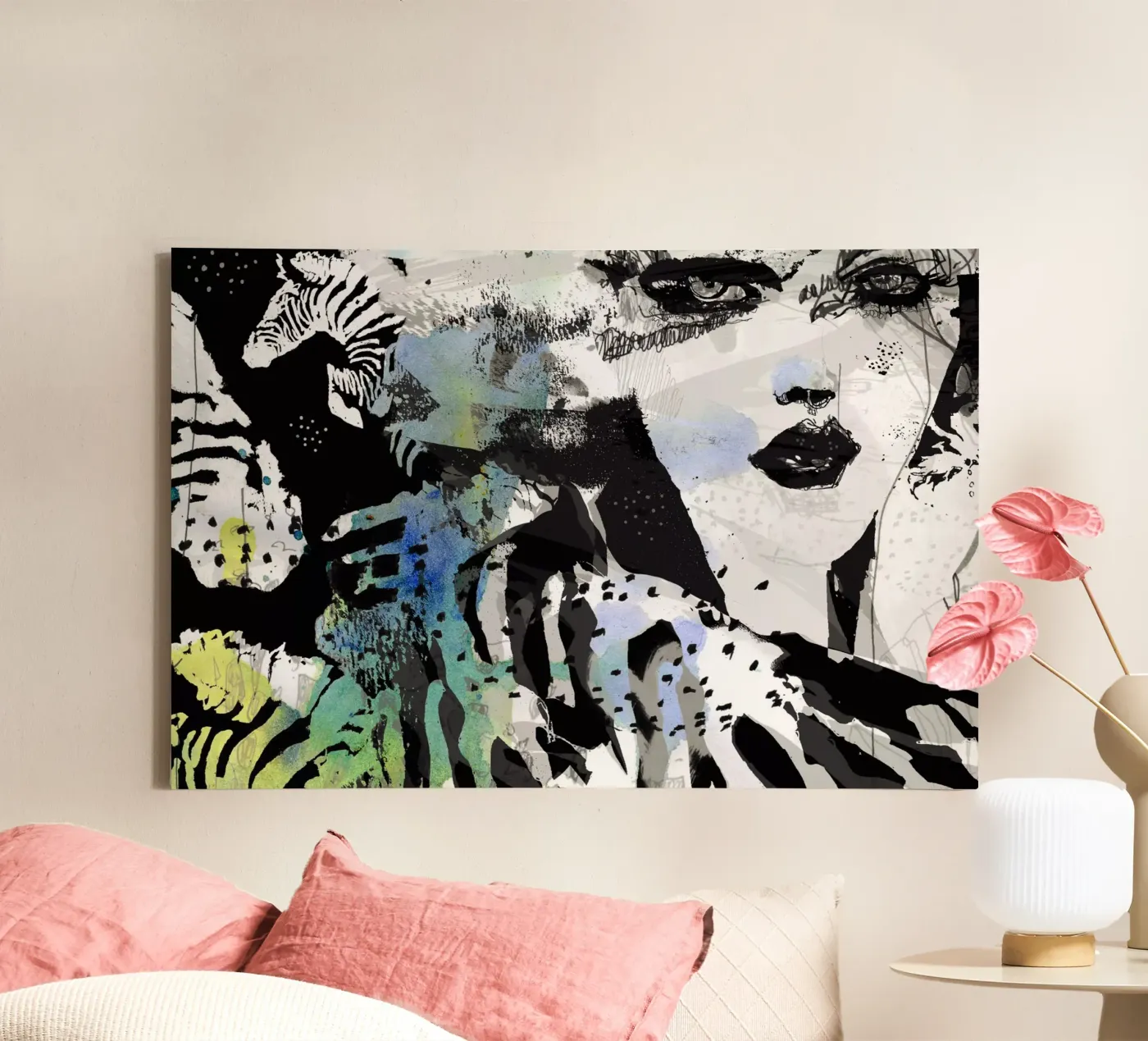 zebra tela da Giulio Iurissevich