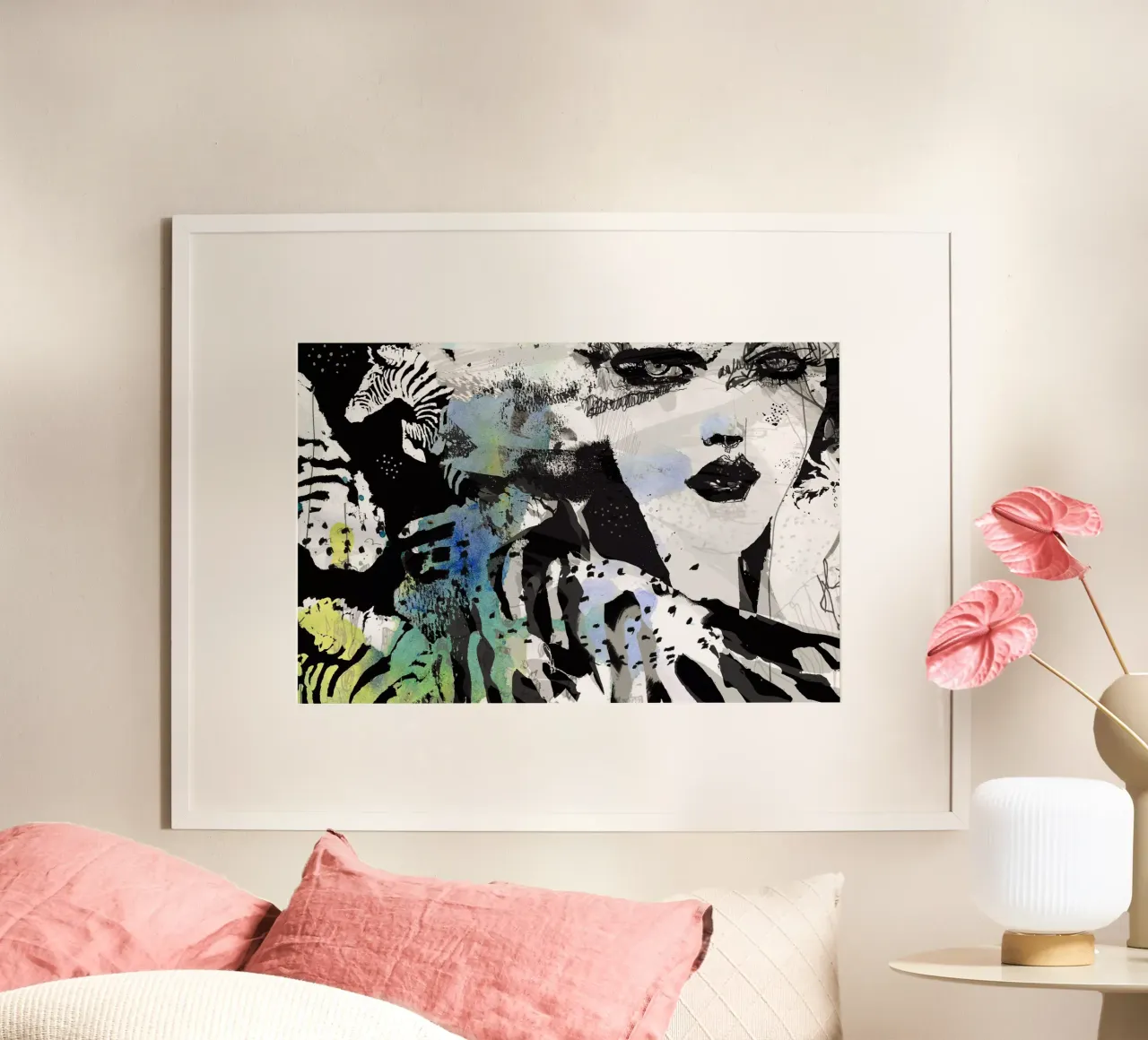 zebra poster da Giulio Iurissevich