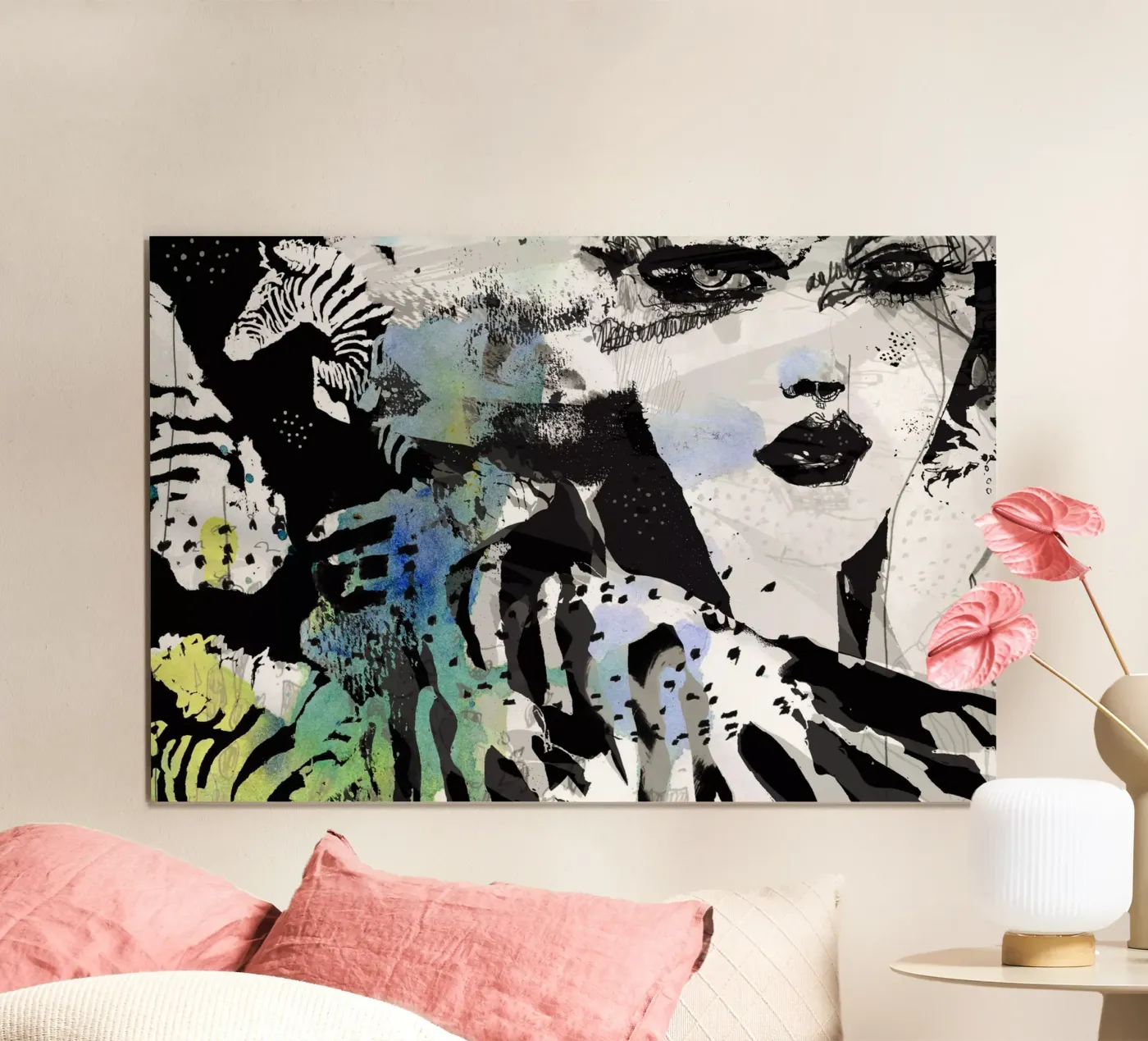 zebra Poster von Giulio Iurissevich