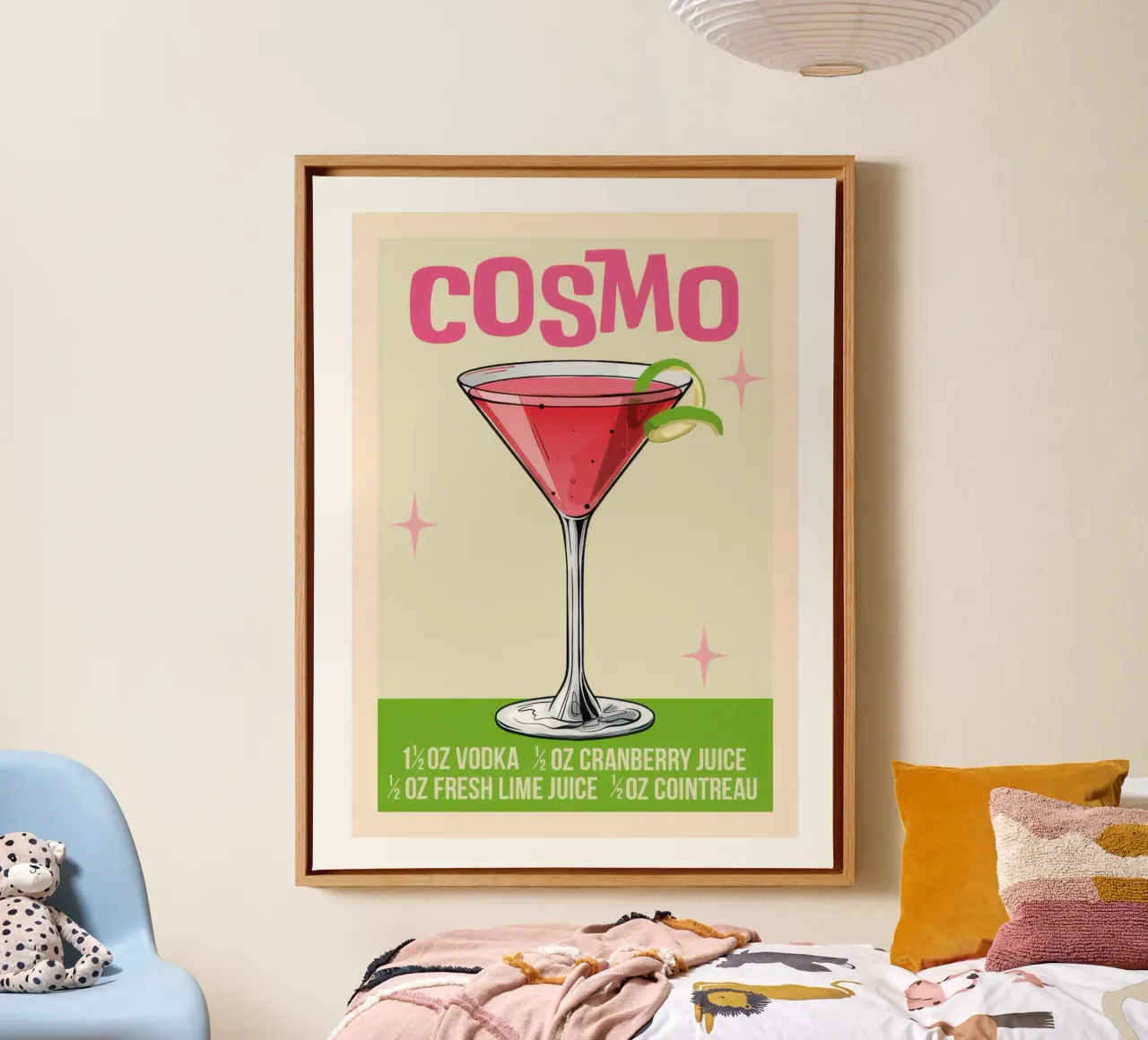 Cosmo tela con Cornice a cassetta da Stacey Stubbs