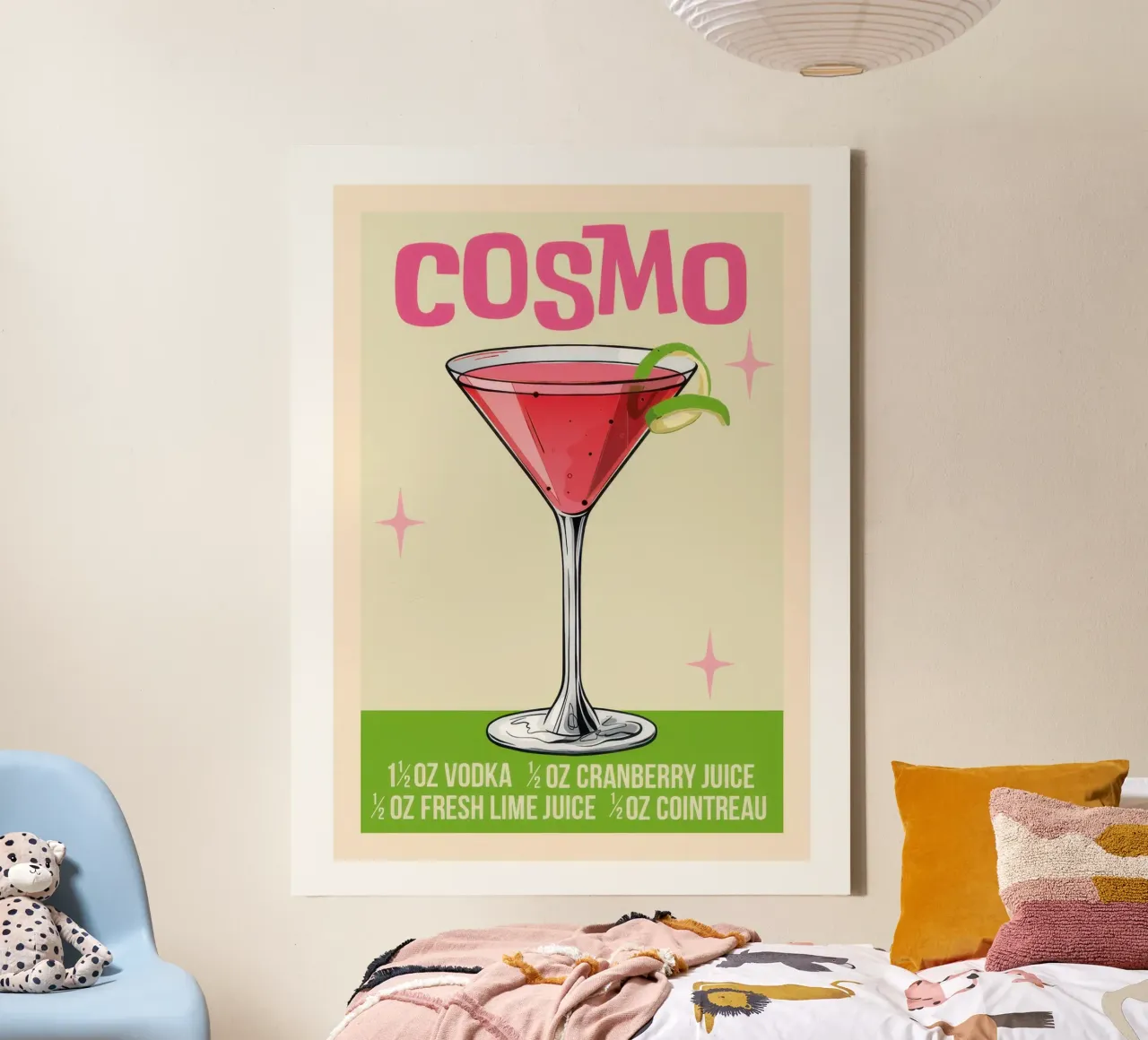 Cosmo tela con Cornice a cassetta da Stacey Stubbs