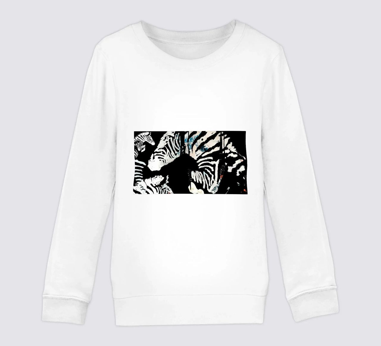 zebra3 felpa bambino da Giulio Iurissevich
