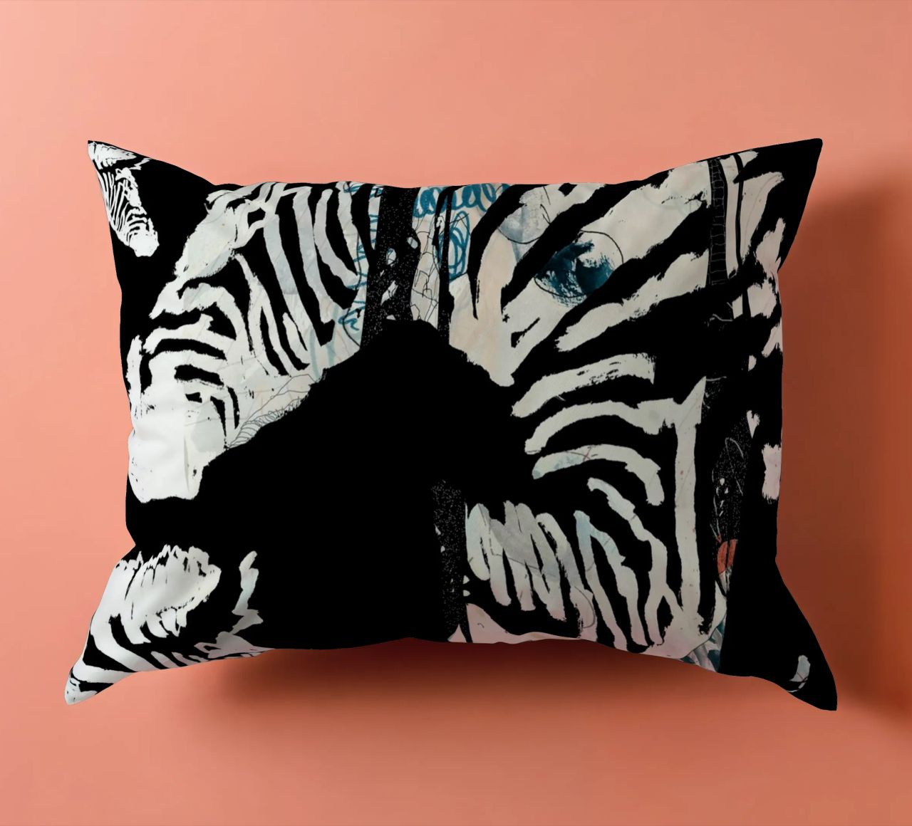 zebra3 cuscino da Giulio Iurissevich