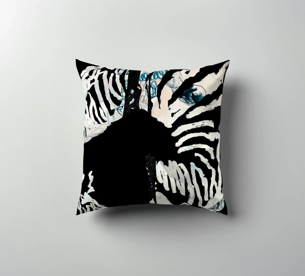 zebra3 cuscino da Giulio Iurissevich