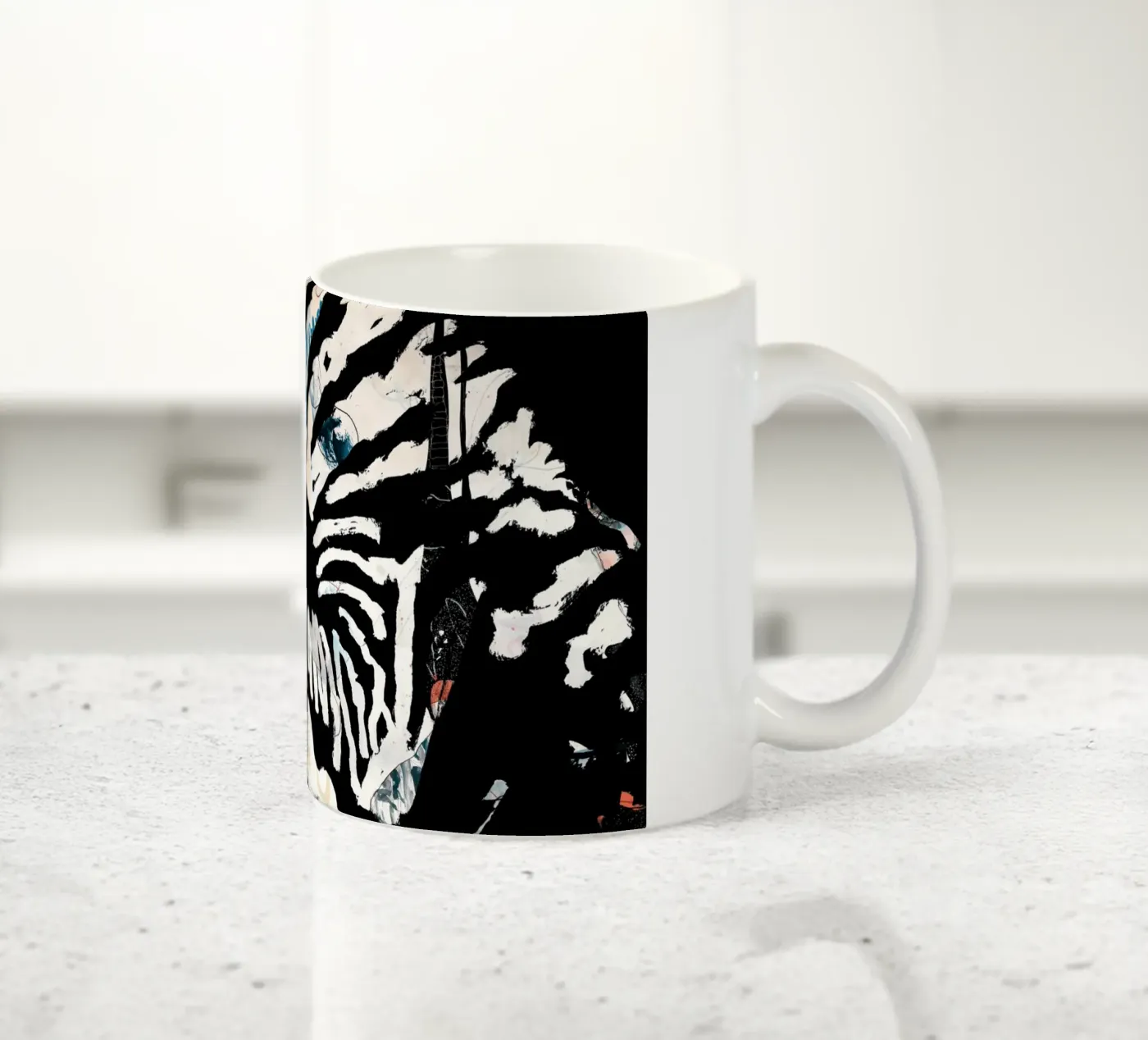 zebra3 ceramic mug by Giulio Iurissevich