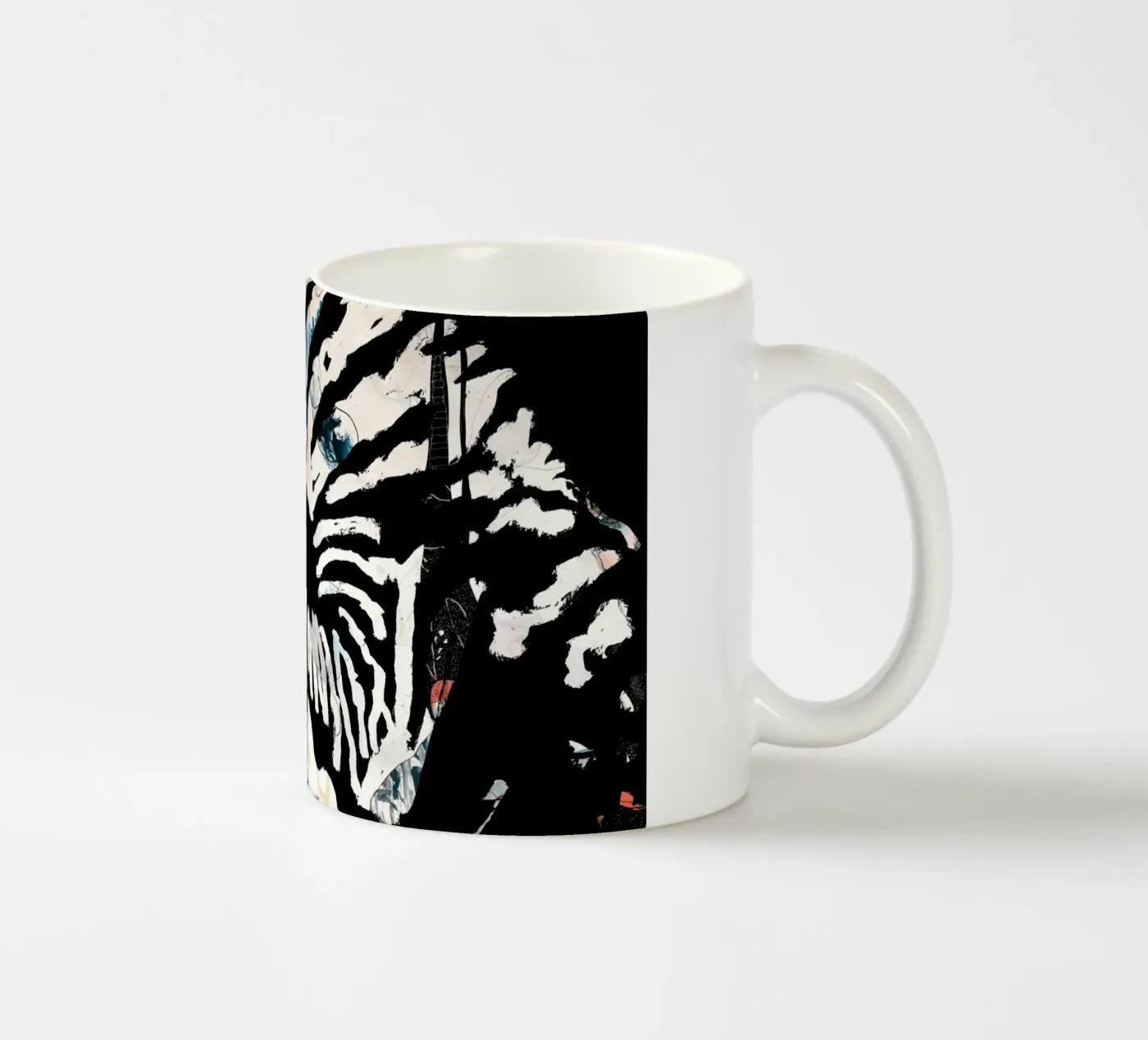 zebra3 ceramic mug by Giulio Iurissevich