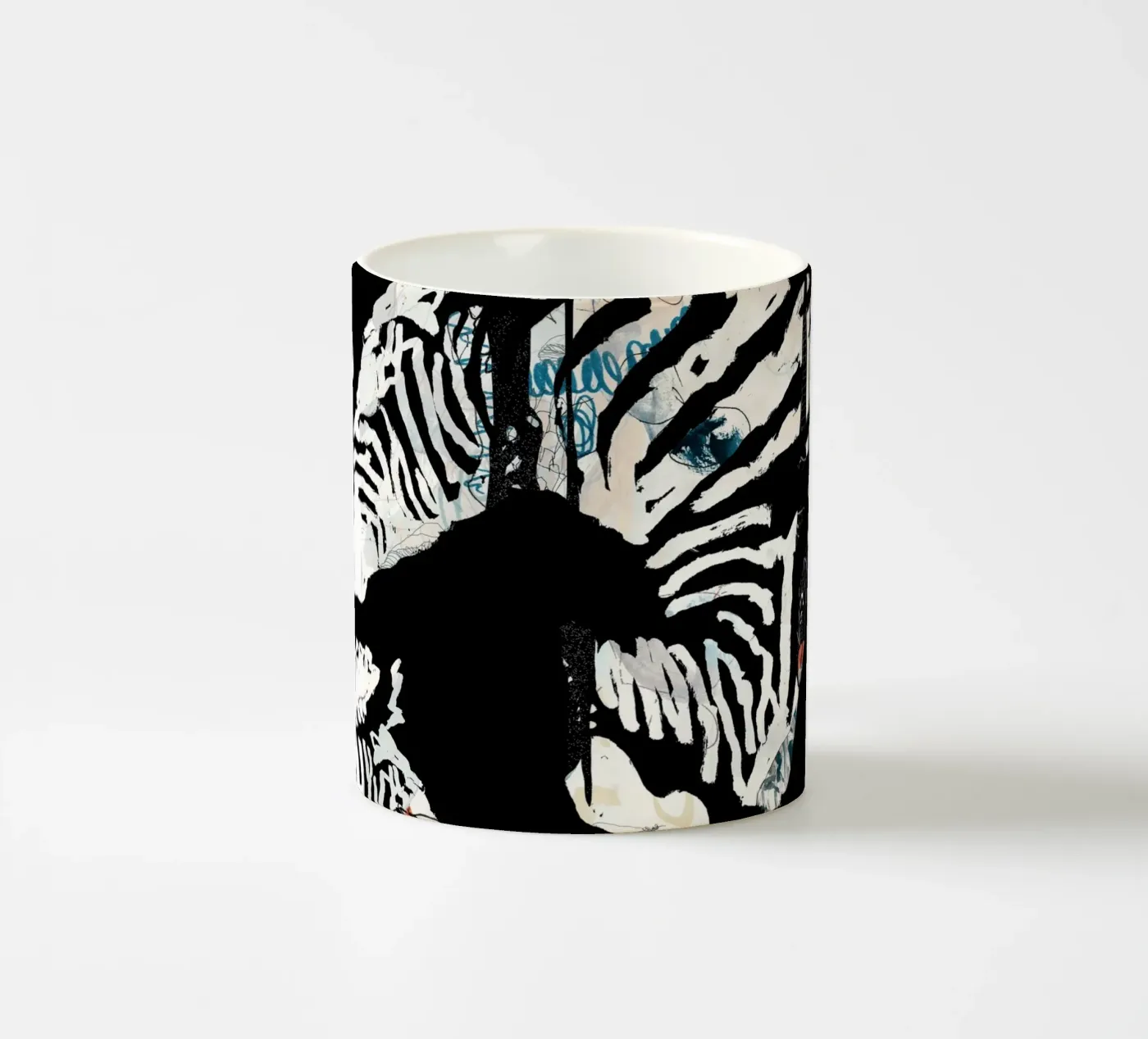zebra3 ceramic mug by Giulio Iurissevich