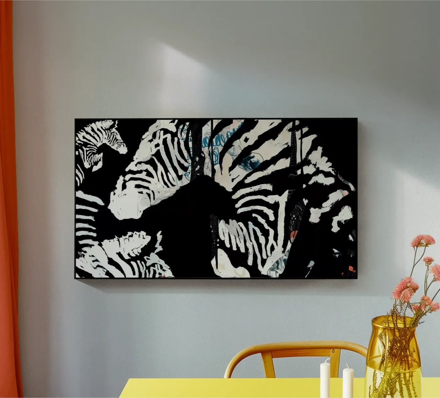 zebra3 Acryl-Glas von Giulio Iurissevich