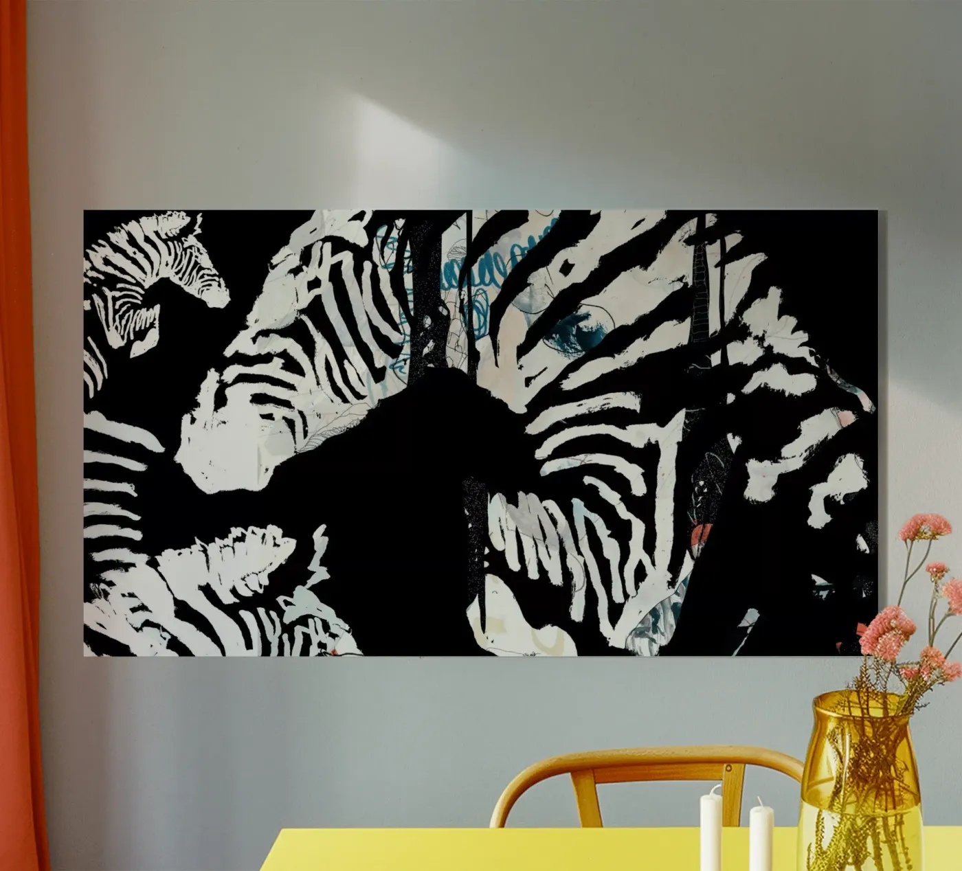 zebra3 Acryl-Glas von Giulio Iurissevich