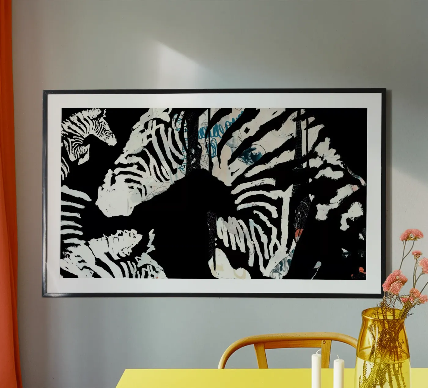 zebra3 poster by Giulio Iurissevich