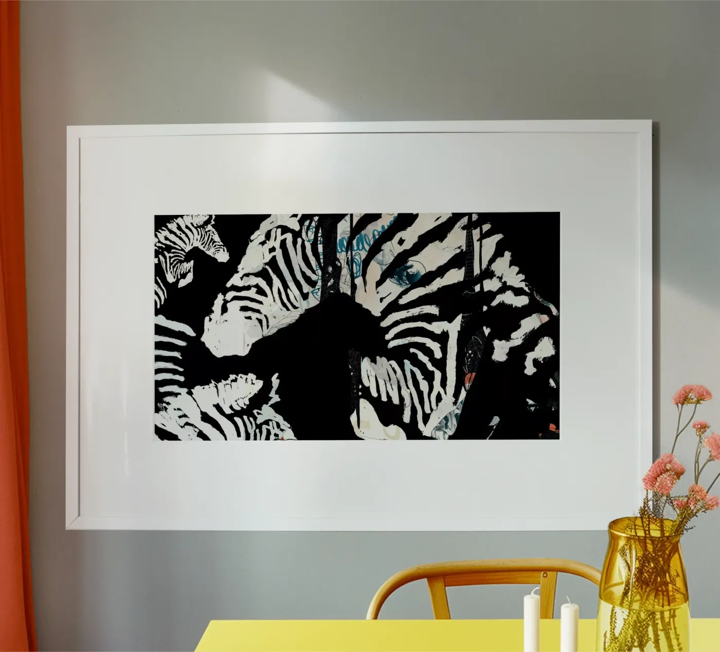 zebra3 poster by Giulio Iurissevich