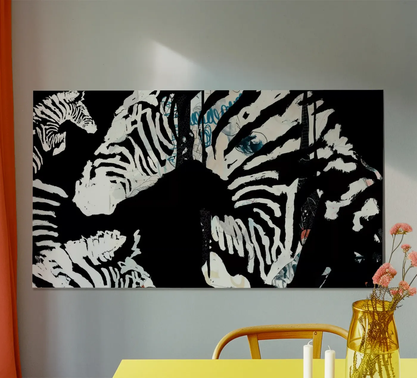 zebra3 poster by Giulio Iurissevich