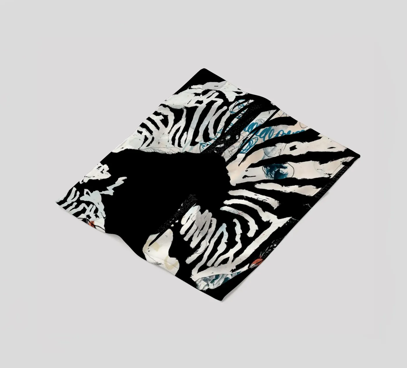 zebra3 fleecedeken van Giulio Iurissevich
