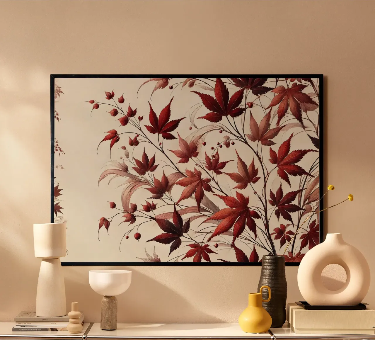 Acero giapponese poster con telaio in plastica da Chromatic Fusion Studio