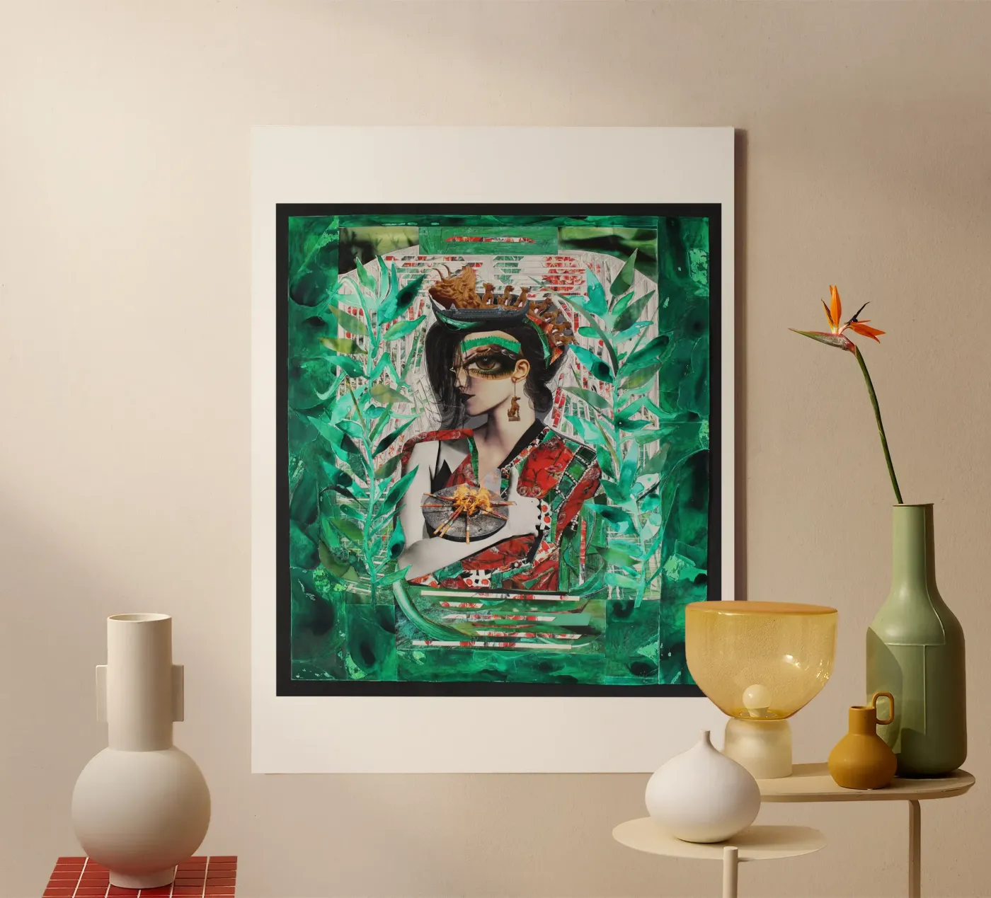 Dragon canvas by Paperheartmixx