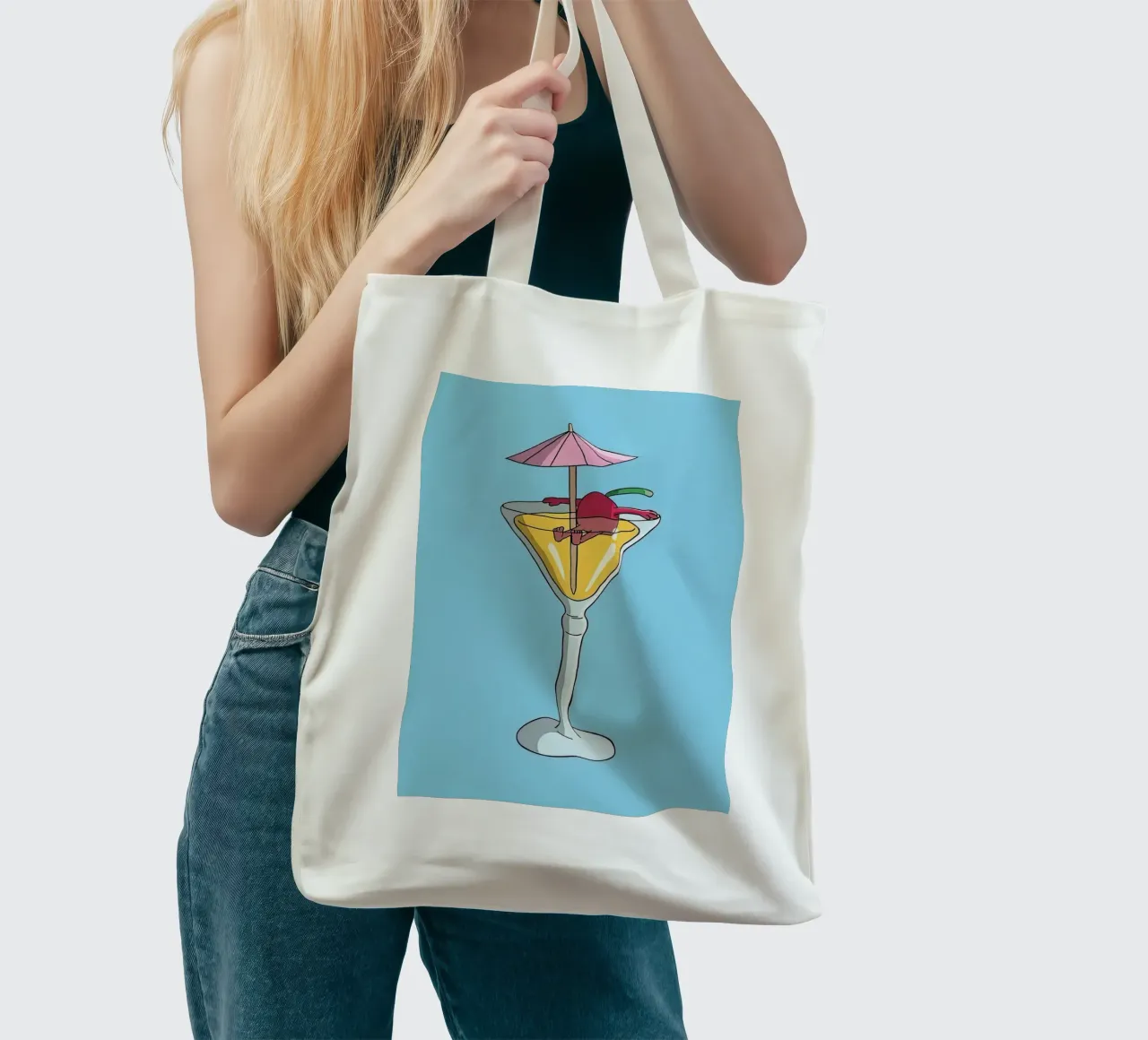 Dieu merci, c'est vendredi Zhi Yun Zhang tote bag de Stacey Stubbs