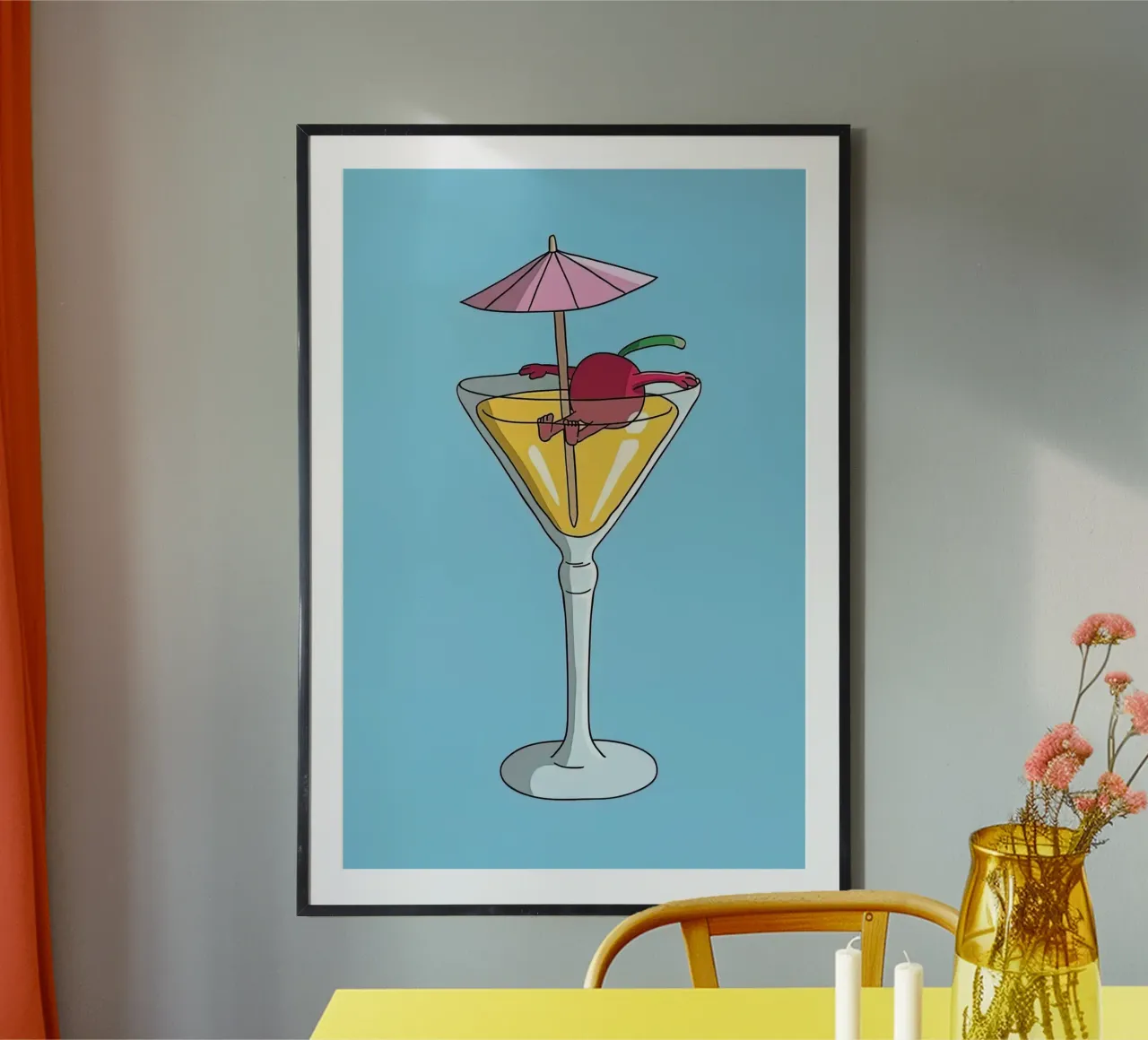 Grazie a Dio è venerdì Zhi Yun Zhang poster con telaio in plastica da Stacey Stubbs