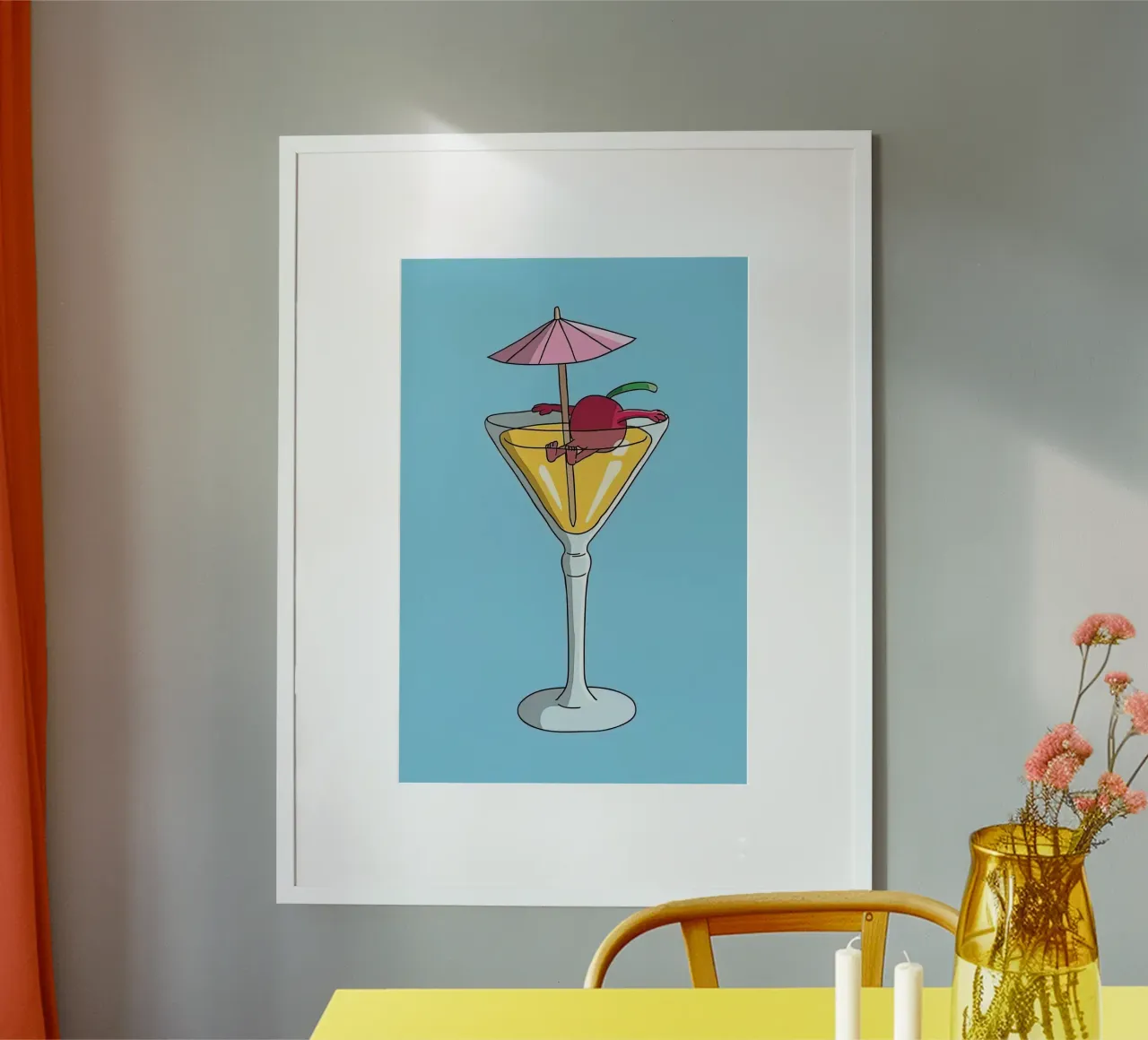 Grazie a Dio è venerdì Zhi Yun Zhang poster con telaio in plastica da Stacey Stubbs