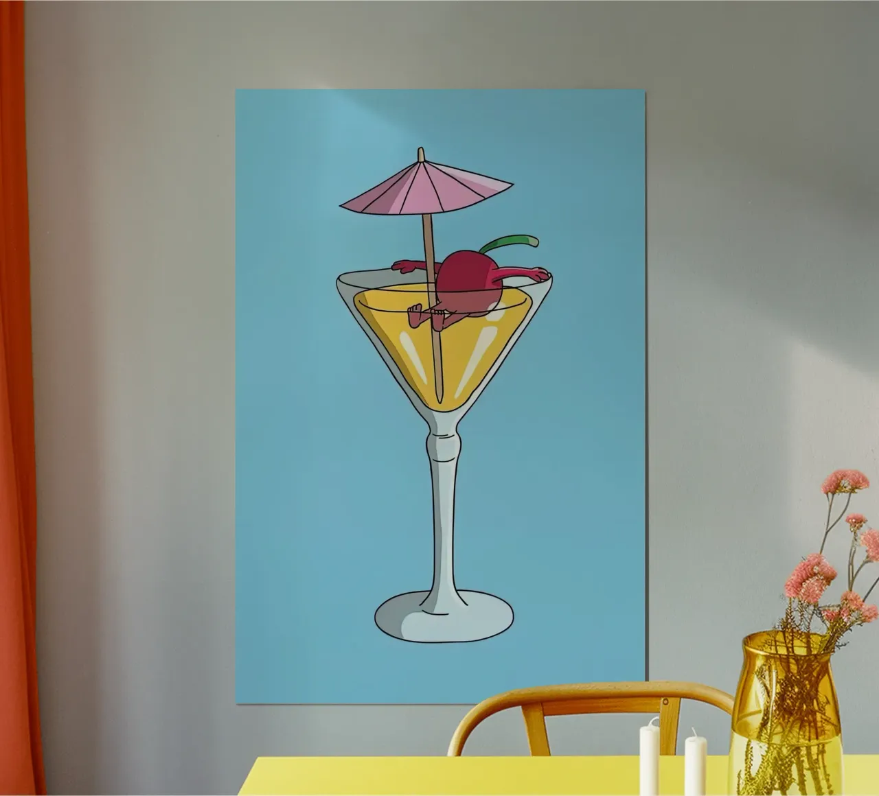 Grazie a Dio è venerdì Zhi Yun Zhang poster con telaio in plastica da Stacey Stubbs