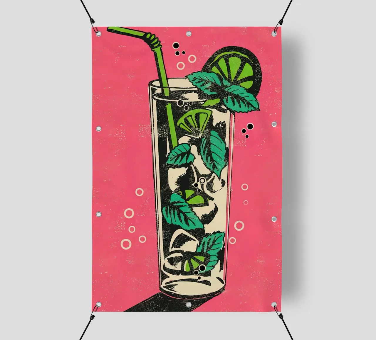 Mojito - Rocket68 telo in pvc da Stacey Stubbs