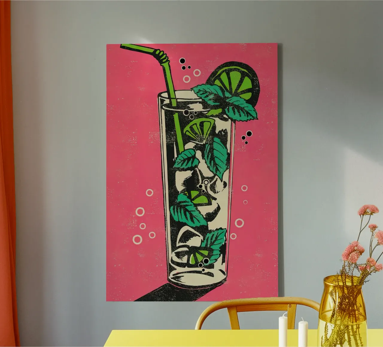 Mojito - Rocket68 tela con Cornice a cassetta da Stacey Stubbs