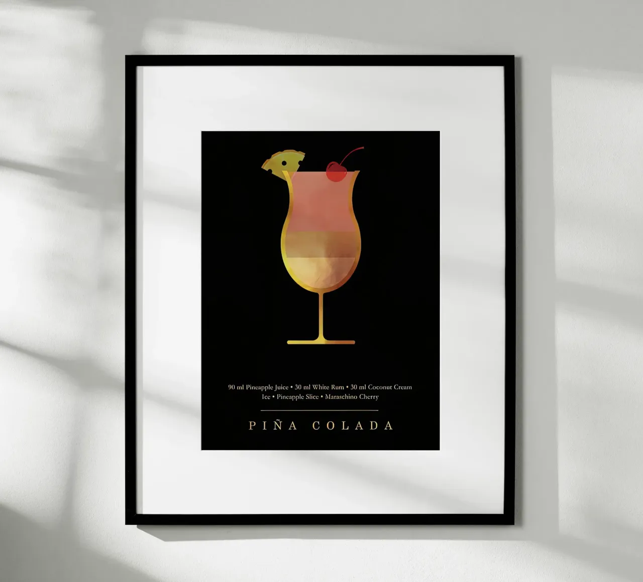 Cocktail Pina Colada poster da Stacey Stubbs