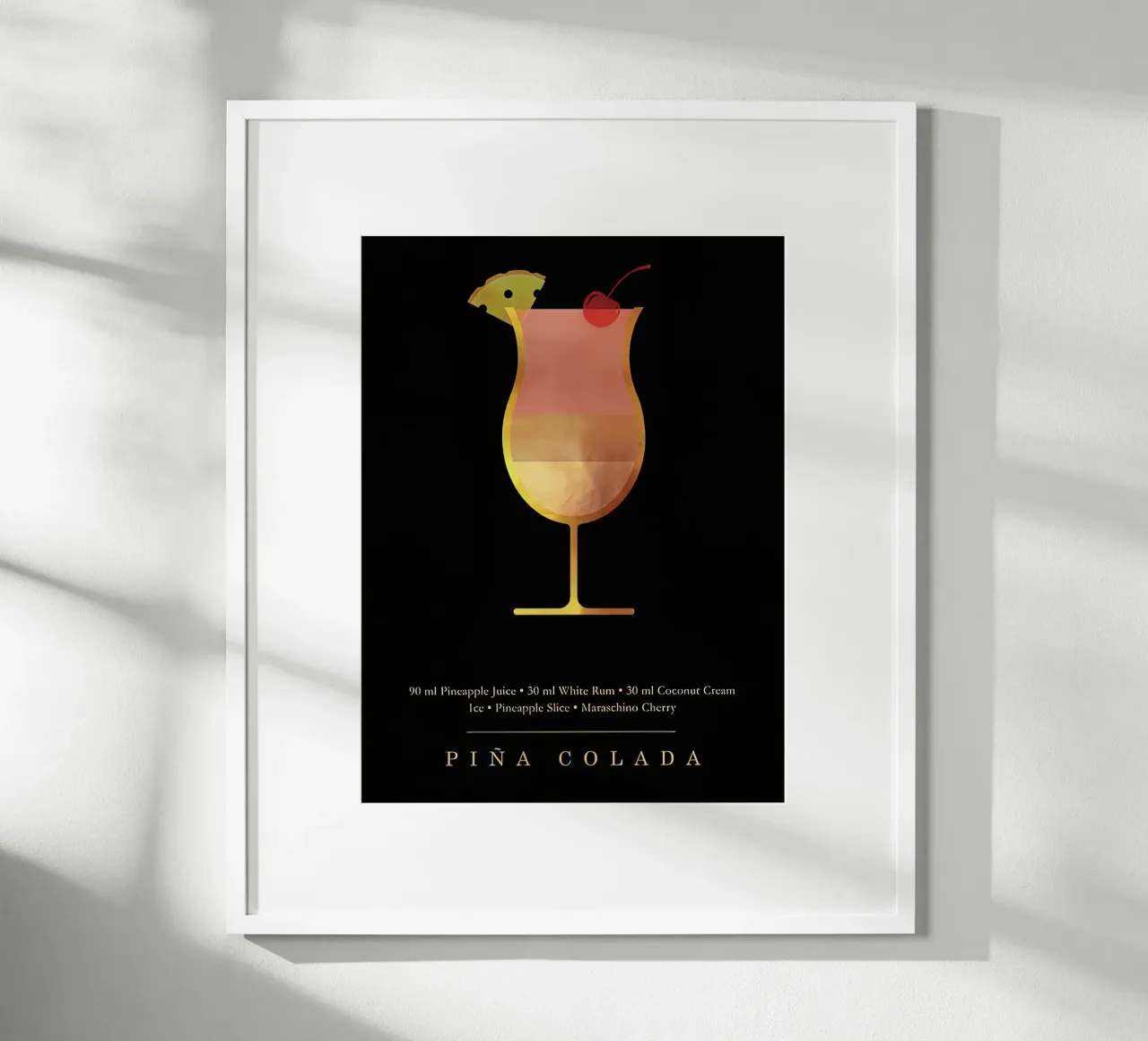 Cocktail Pina Colada poster da Stacey Stubbs