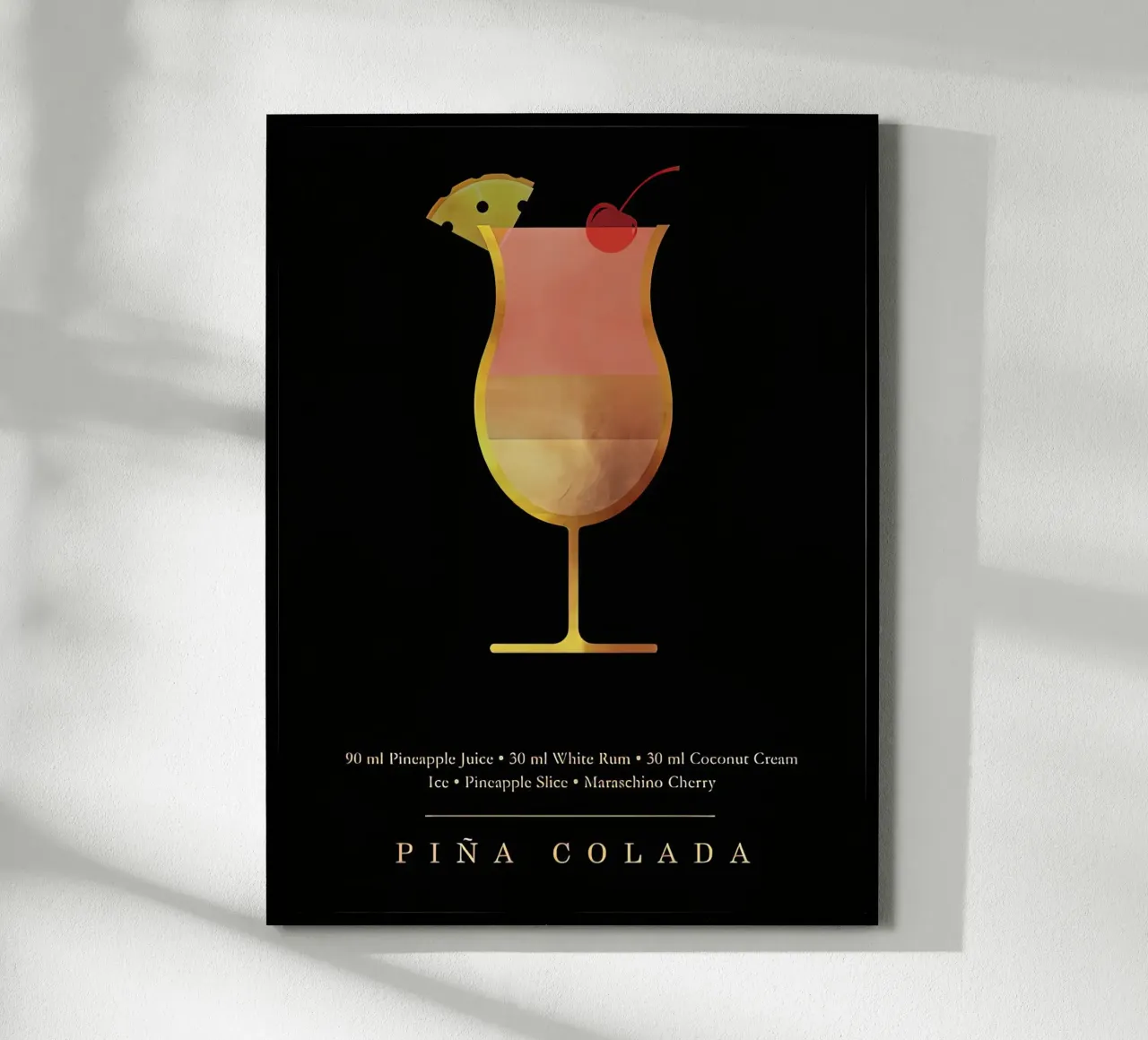 Cocktail Pina Colada poster da Stacey Stubbs