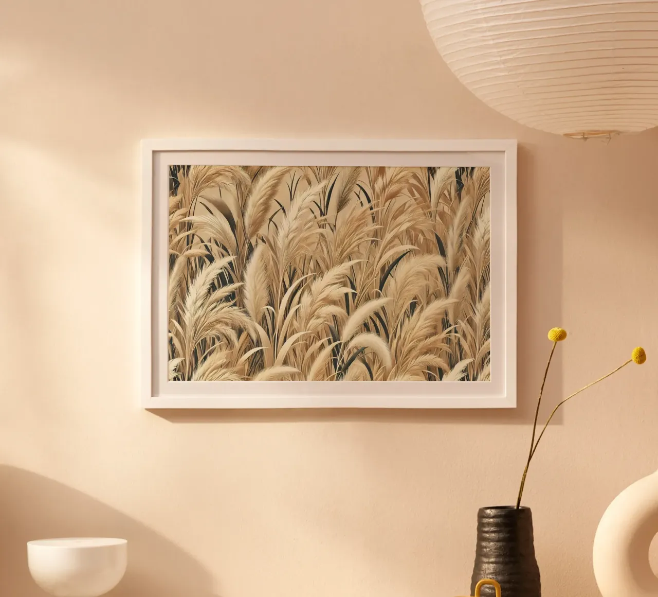 Pampas Dawn Glow poster de Chromatic Fusion Studio