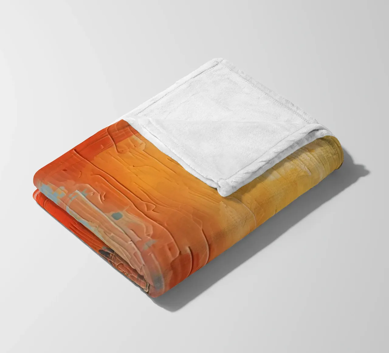 Pittura astratta con pennellate verticali a texture coperta in pile da DesignDoodle